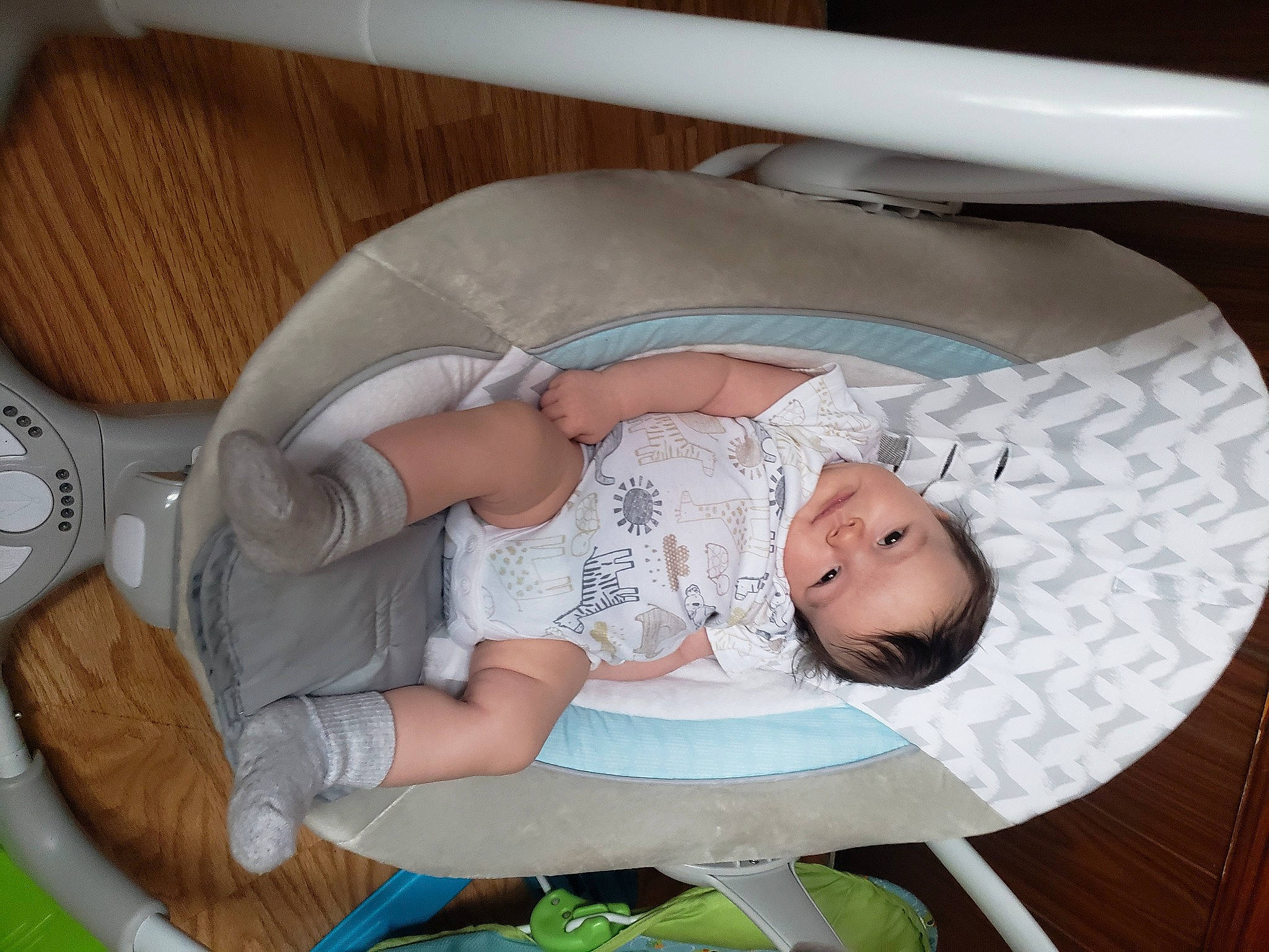 Cameron is registered to the contest to win money with this photo: baby, baby_products, baby_safety, baby_sleeping, baby_toddler_clothing, child, comfort, event, infant_bed, linens, nap, person, room, sleep, toddler