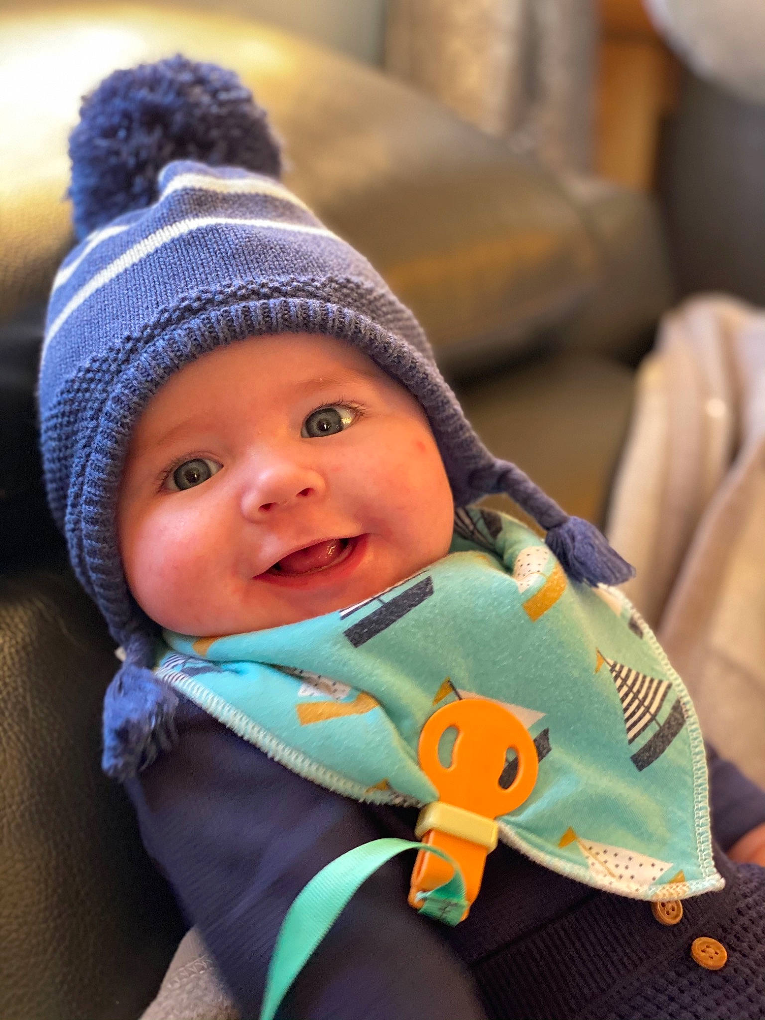 Zac joined the competition — help win amazing prizes! baby, baby_products, baby_toddler_clothing, beanie, bonnet, cheek, child, comfort, cool, craft, headwear, knit_cap, knitting, person, product, textile, toddler, wool, woolen