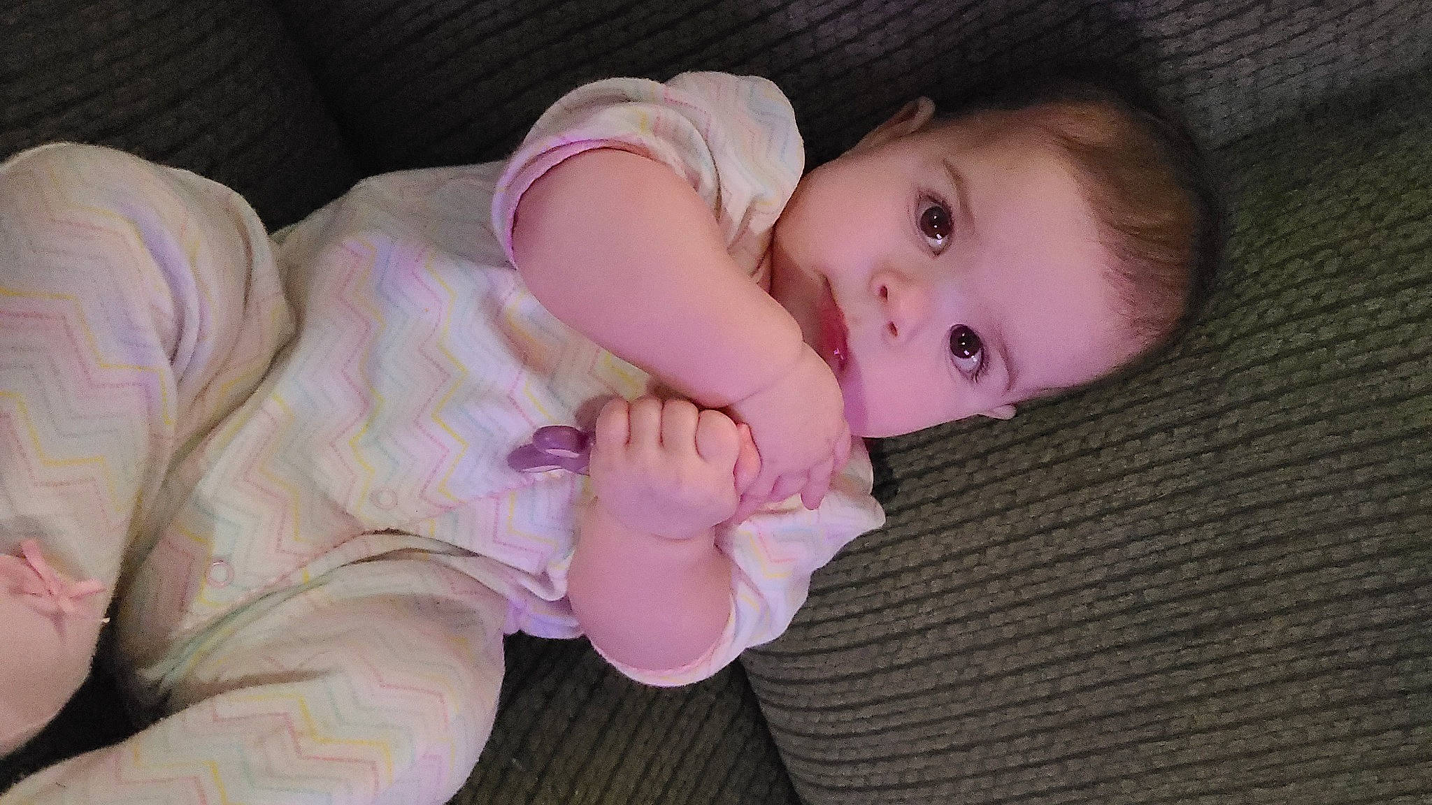 Emma Fae joined the competition — help win amazing prizes! baby, baby_toddler_clothing, cheek, child, comfort, eyelash, finger, lip, nail, person, pink, skin, toddler