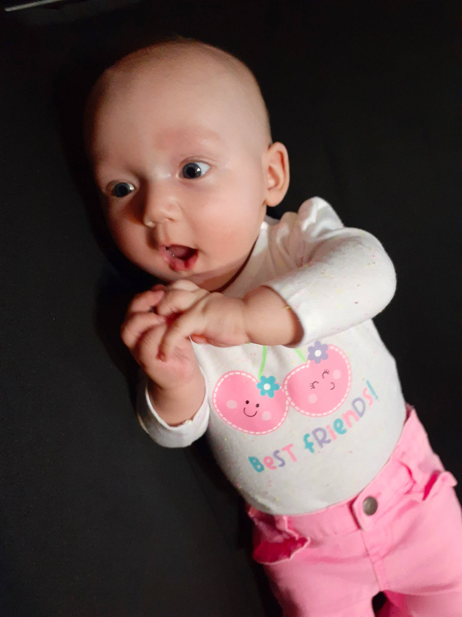 Bayleigh is registered to the contest to win money with this photo: baby, baby_products, baby_toddler_clothing, beauty, cheek, child, lip, person, pink, play, product, skin, toddler