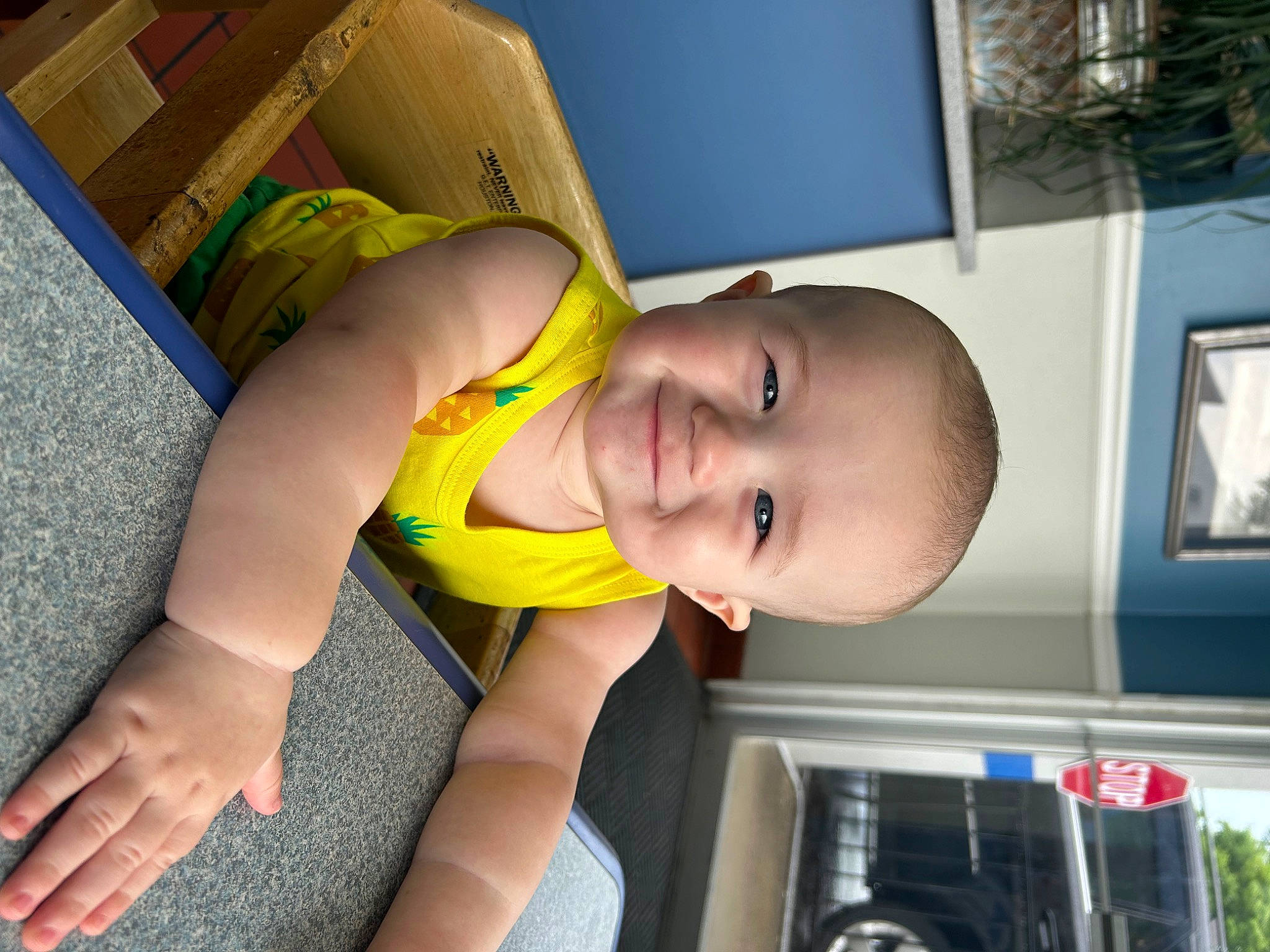 Jace joined the competition — help win amazing prizes! abdomen, baby, baby_toddler_clothing, chest, child, comfort, eye, facial_expression, finger, fun, happy, human_leg, joint, joy, mouth, person, smile, standing, thigh, thumb