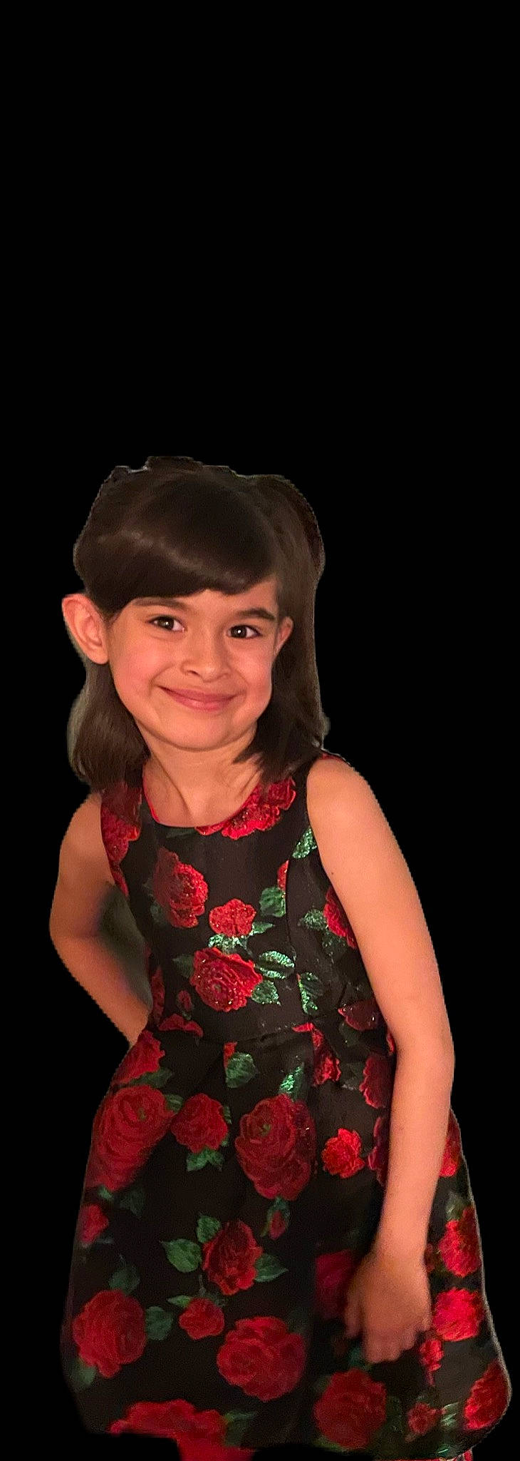 Savannah Rose Soto is registered to the contest to win money with this photo: baby_toddler_clothing, cap, cheek, chin, clothing, day_dress, dress, embellishment, event, face, flash_photography, fun, happy, joy, lip, magenta, neck, one_piece_garment, person, sleeve