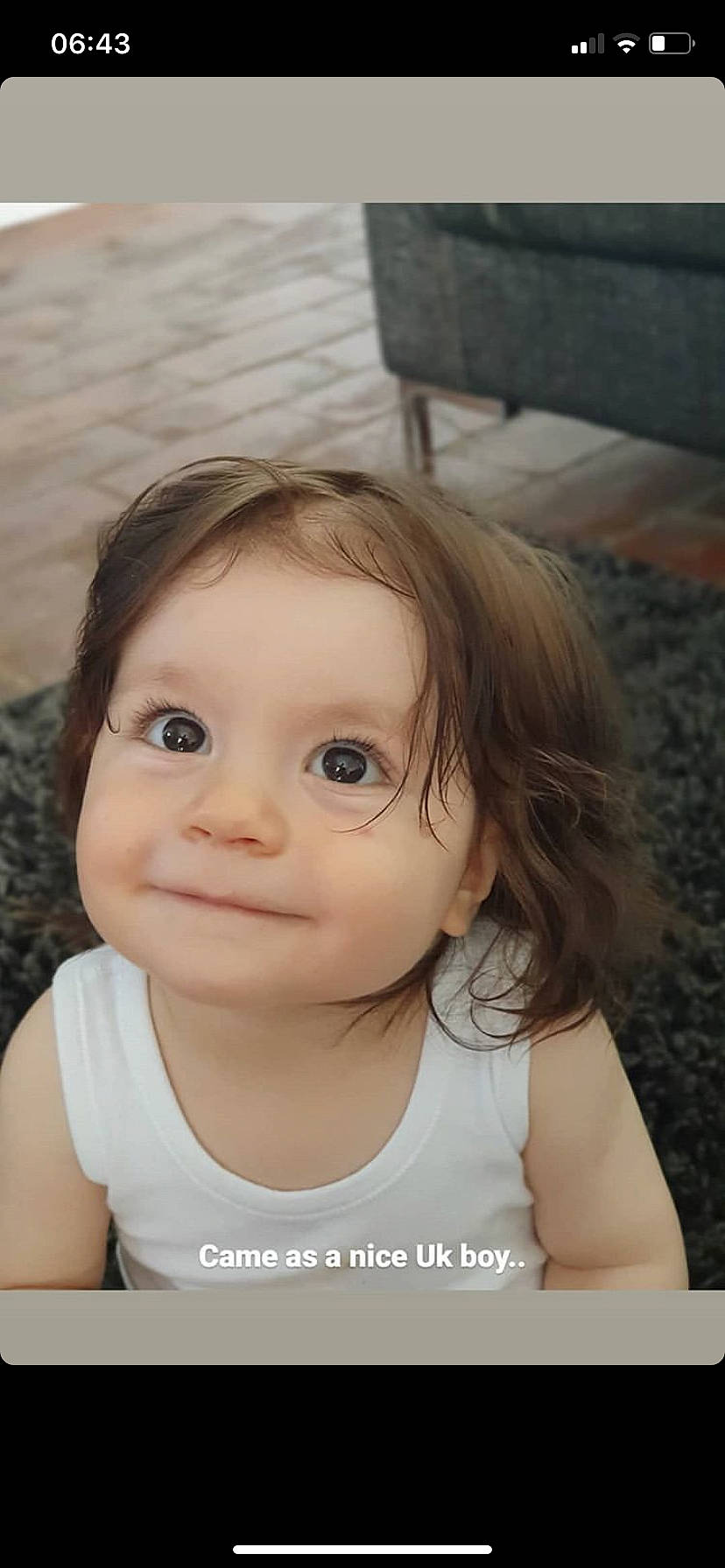 Adan joined the competition — help win amazing prizes! baby, brown_hair, cheek, child, child_model, chin, eye, eyebrow, face, forehead, hair, head, iris, joy, lip, nose, person, skin, smile, toddler