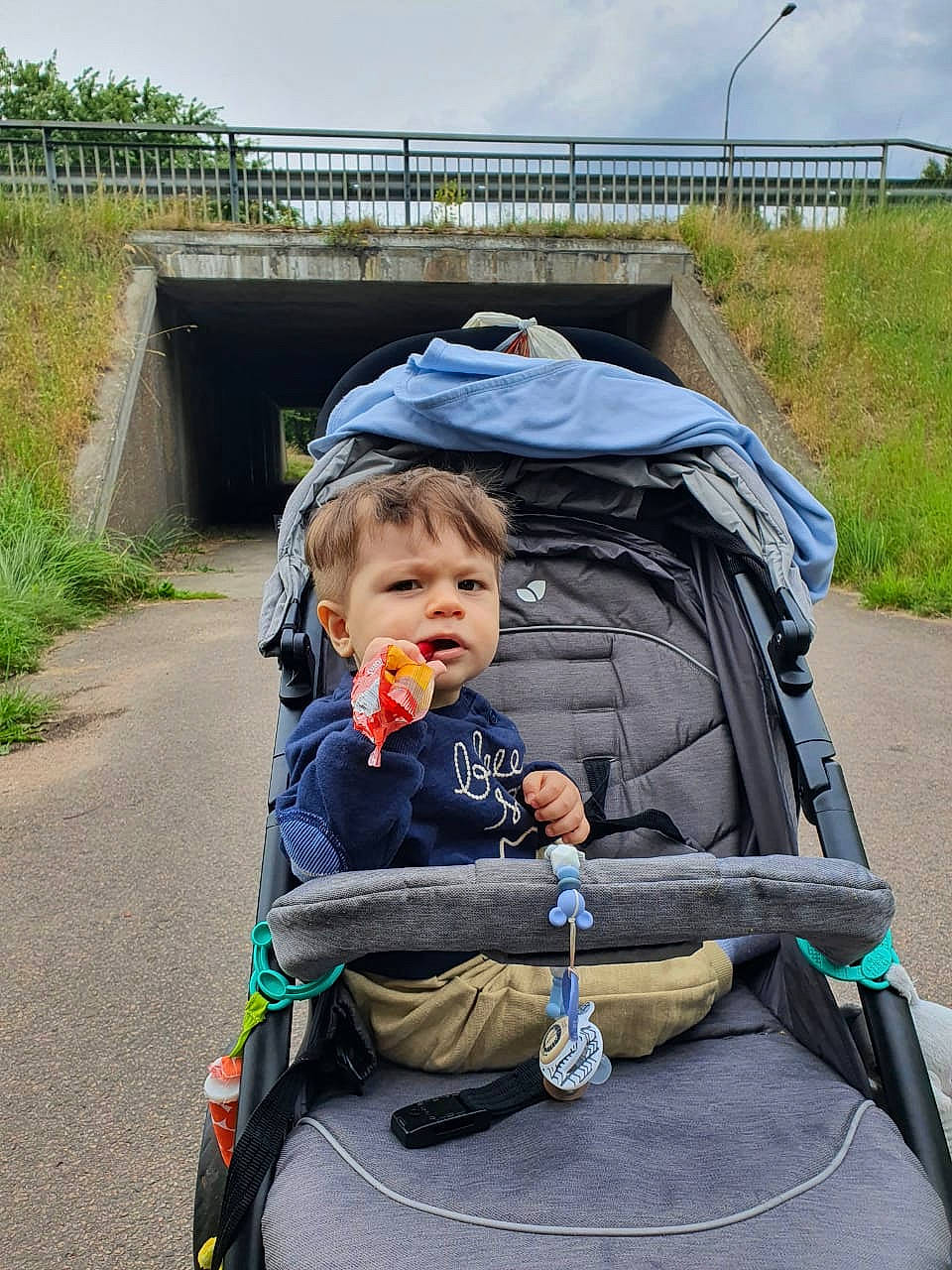 Adan joined the competition — help win amazing prizes! baby, baby_carriage, baby_products, child, grass, leisure, person, plant, product, toddler, tourism, tree, vacation, vehicle