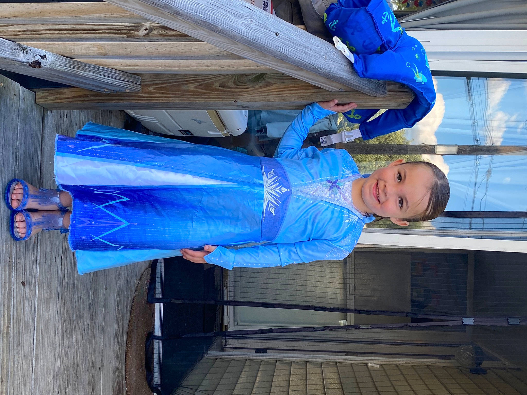 Aubrianna joined the competition — help win amazing prizes! blue, cleanliness, clothing, composite_material, denim, elbow, electric_blue, engineering, fun, hat, human_leg, joy, leisure, person, recreation, sleeve, smile, t_shirt