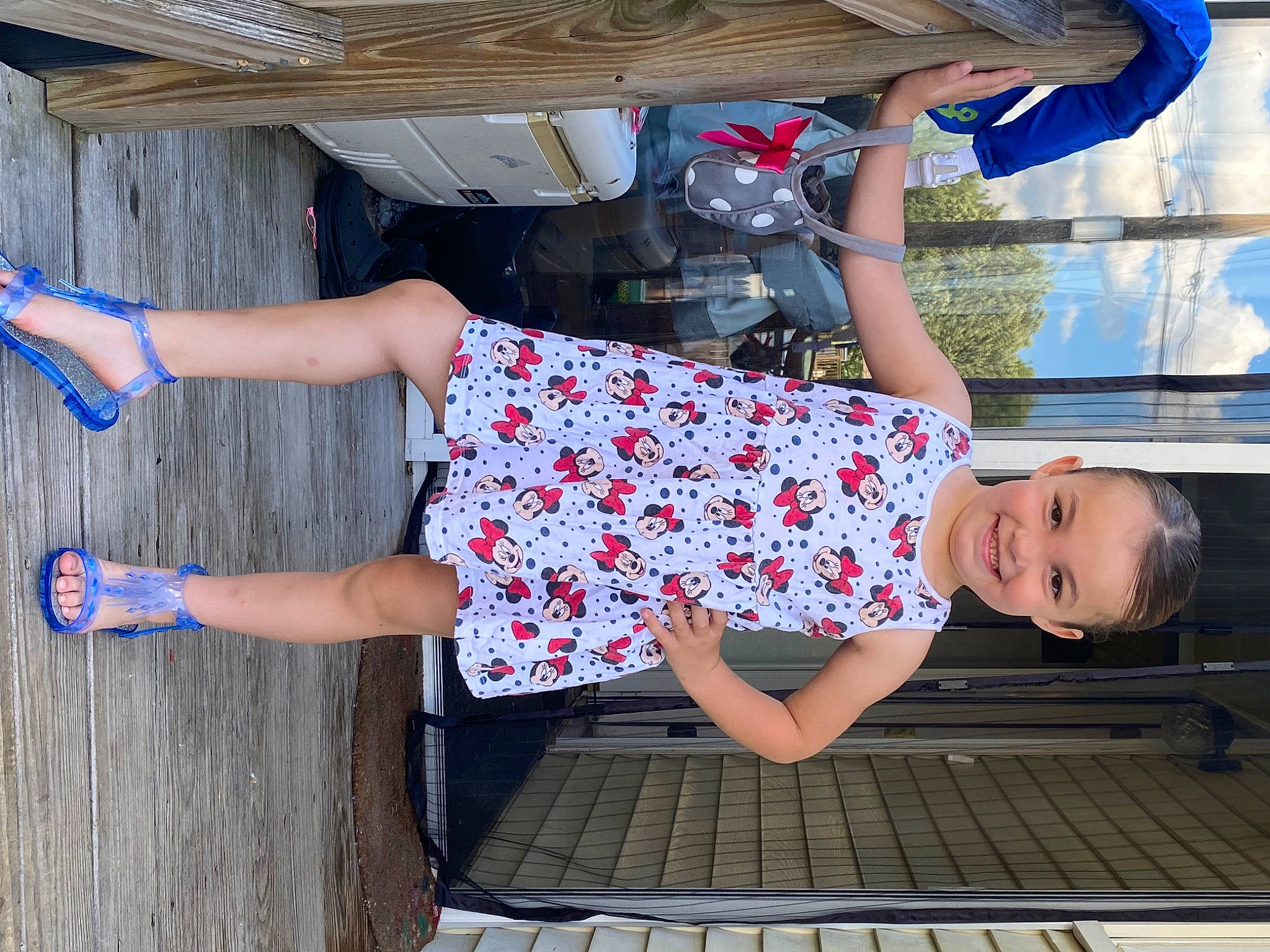 Aubrianna joined the competition — help win amazing prizes! blue, calf, dress, elbow, electric_blue, fashion, foot, fun, human_leg, joint, joy, knee, leisure, pattern, person, product, red, sandal, textile, thigh