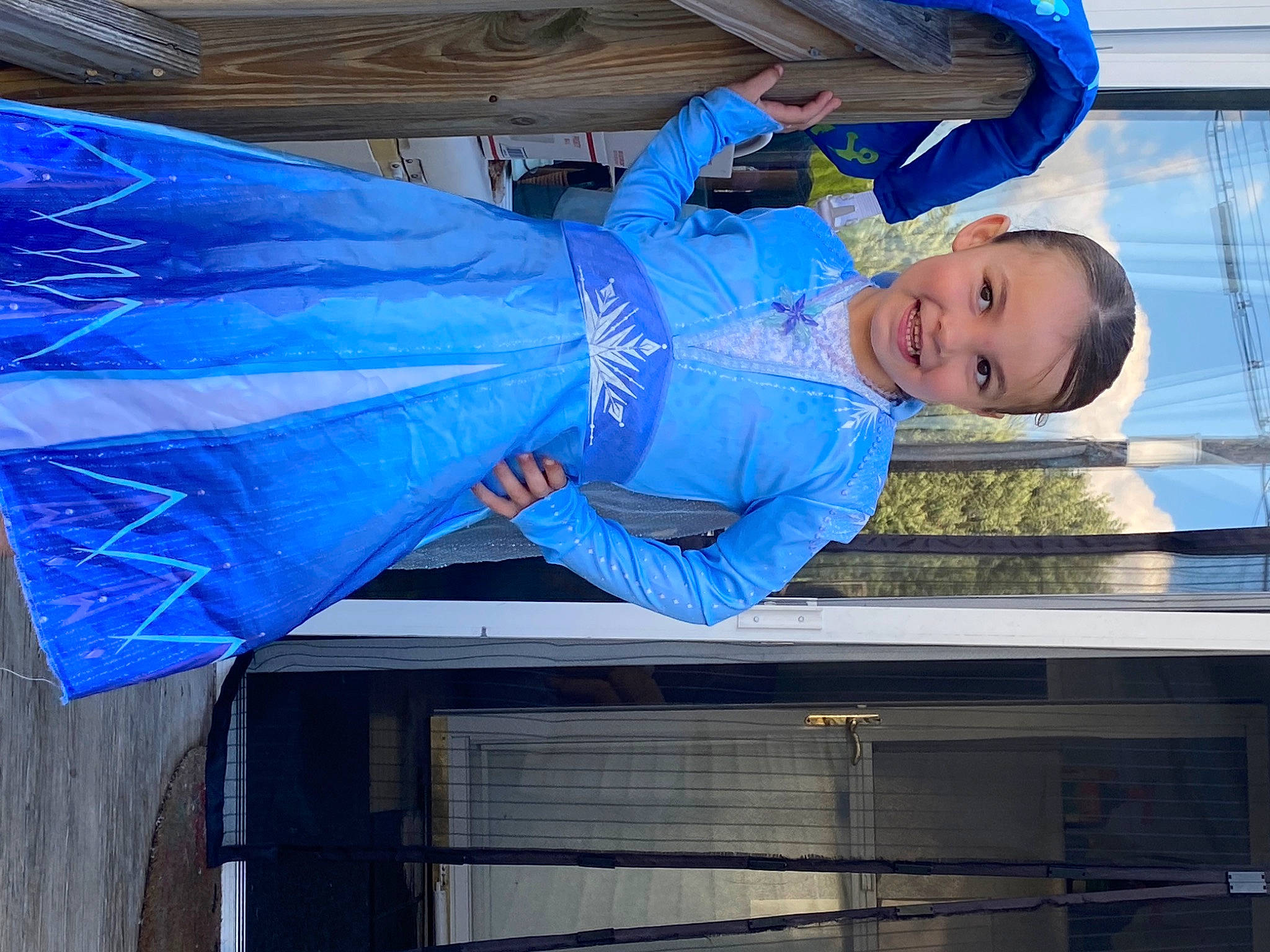 Aubrianna is registered to the contest to win money with this photo: blue, cloud, electric_blue, fun, hat, joy, leisure, person, smile, toddler, water, white