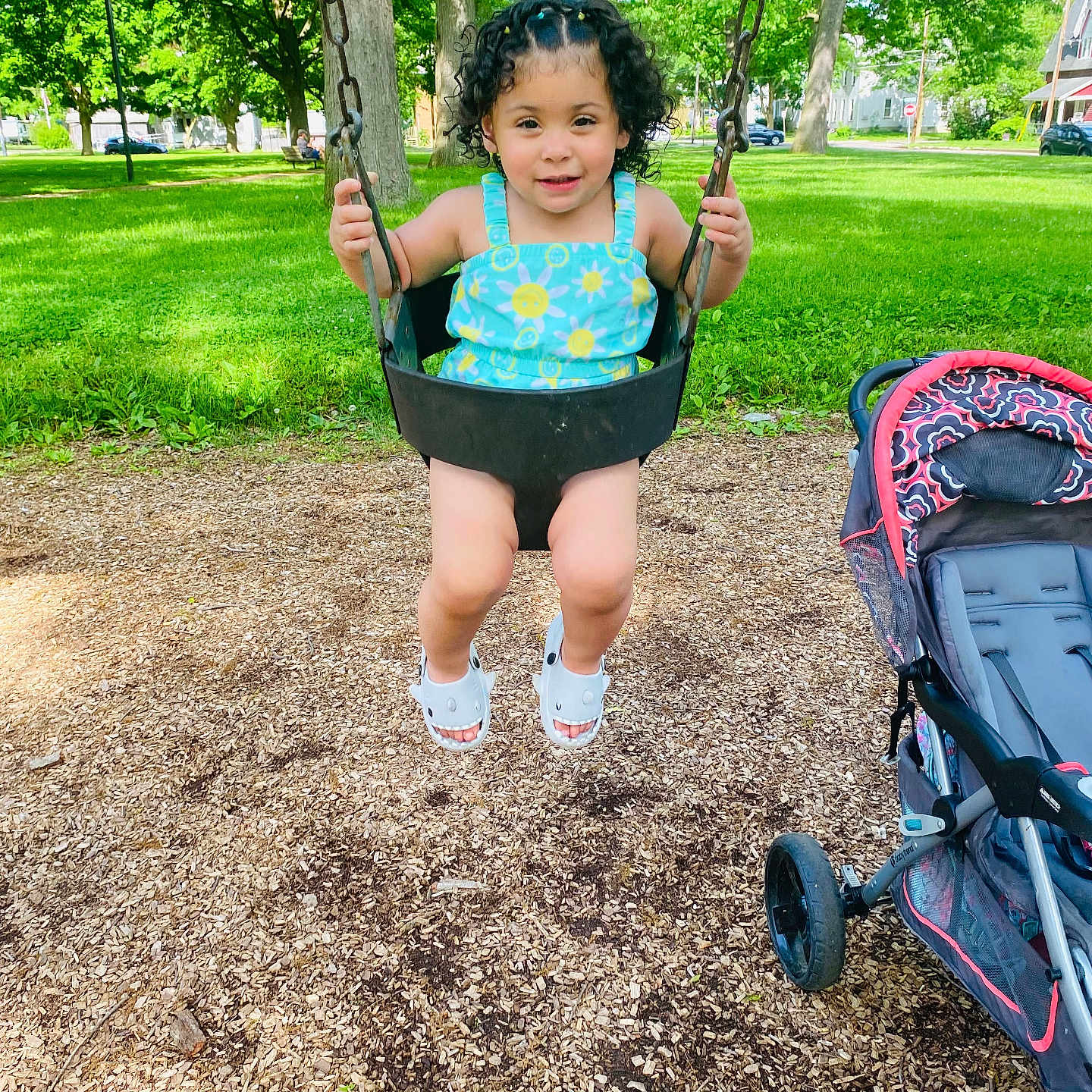 Madilynn is registered to the contest to win money with this photo: backyard, child, face, female, grass, grove, head, land, nature, outdoors, park, person, photography, plant, portrait, summer, tree, vegetation, woodland, yard