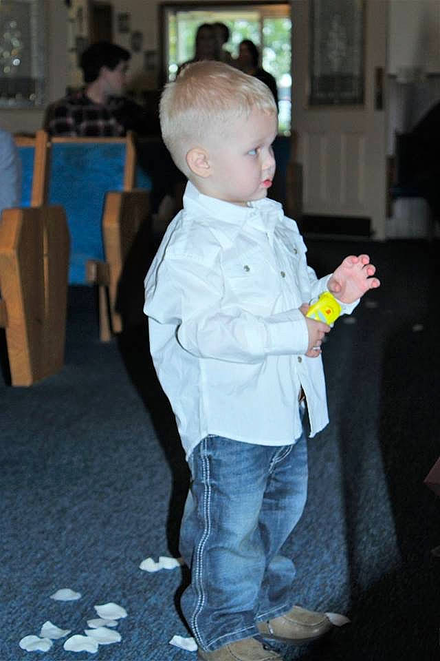 Kenton joined the competition — help win amazing prizes! child, person, standing, toddler, vacation, yellow