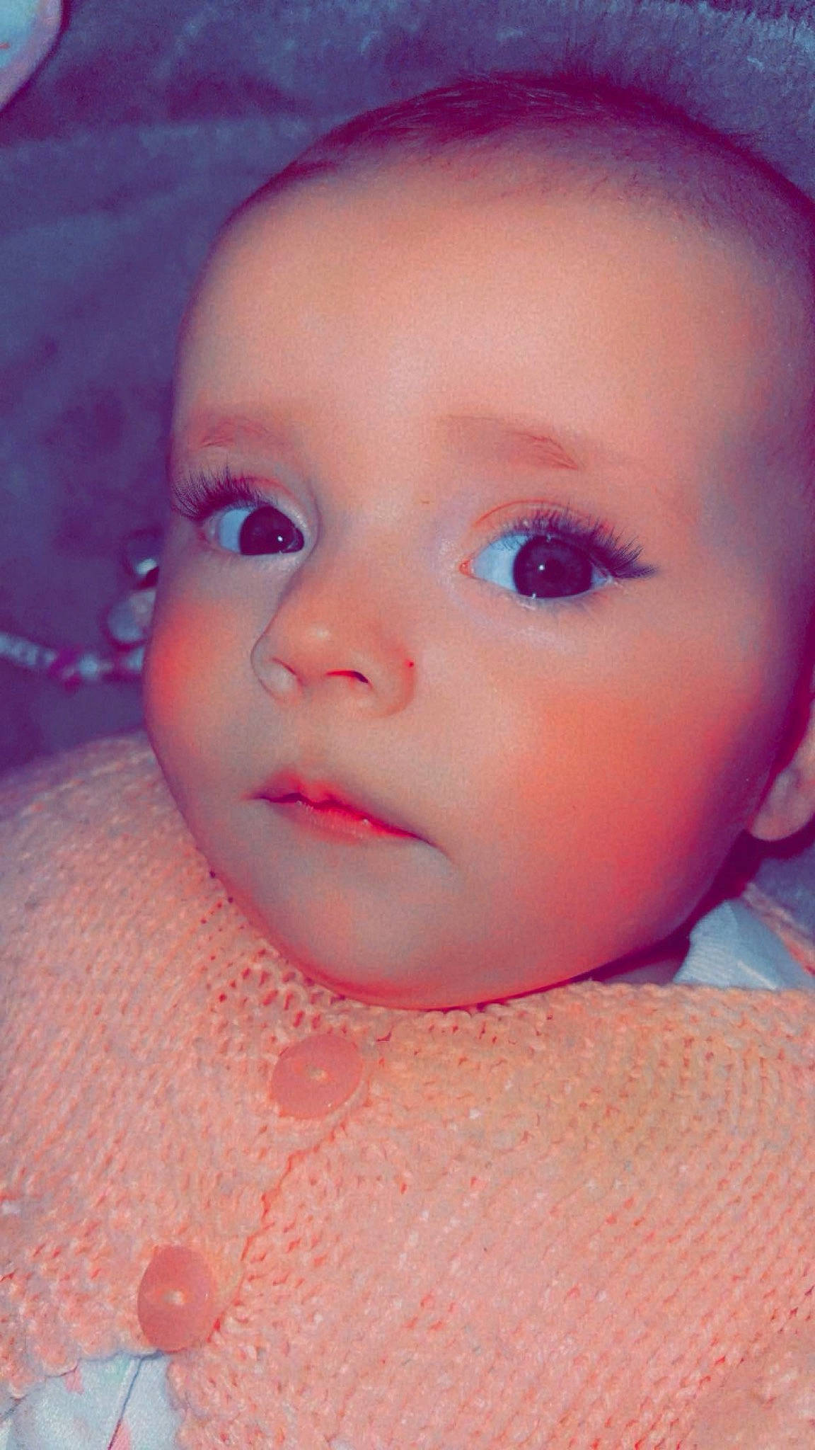 Alice joined the competition — help win amazing prizes! baby, beauty, cheek, child, chin, close_up, ear, electric_blue, eyebrow, eyelash, flesh, iris, lip, magenta, mouth, nose, peach, person, pink, skin