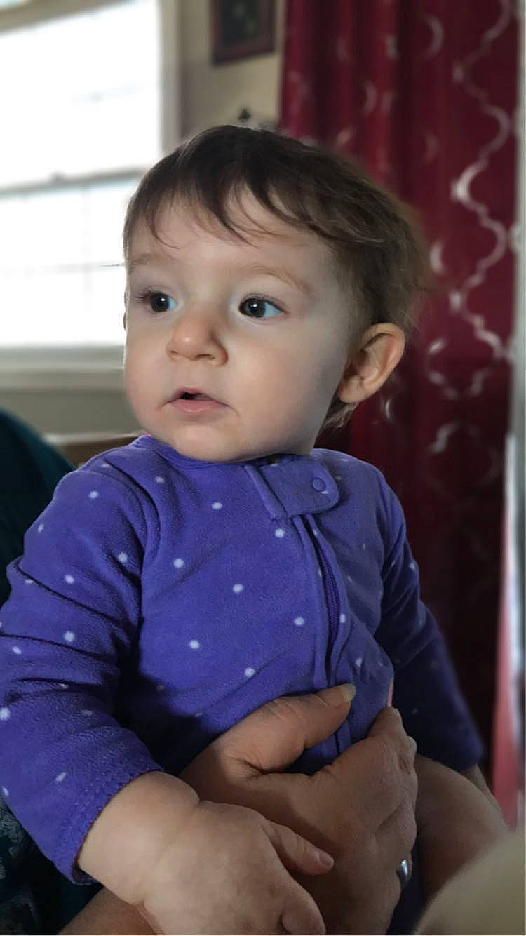 Jayda is registered to the contest to win money with this photo: baby, baby_toddler_clothing, cheek, child, chin, collar, comfort, dress_shirt, electric_blue, facial_expression, gesture, happy, human, iris, lip, nose, person, skin, sleeve, standing