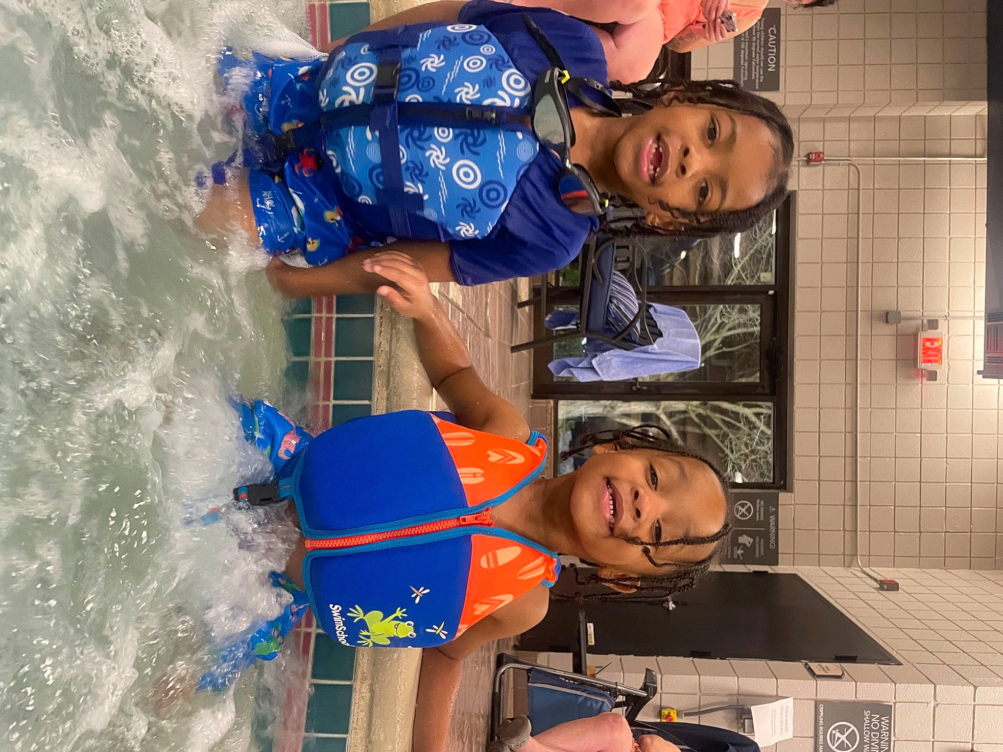 Darrin joined the competition — help win amazing prizes! blue, child, electric_blue, fun, happy, human, joy, lake, leisure, ocean, person, personal_protective_equipment, photograph, play, recreation, smile, t_shirt, toddler, vacation, water