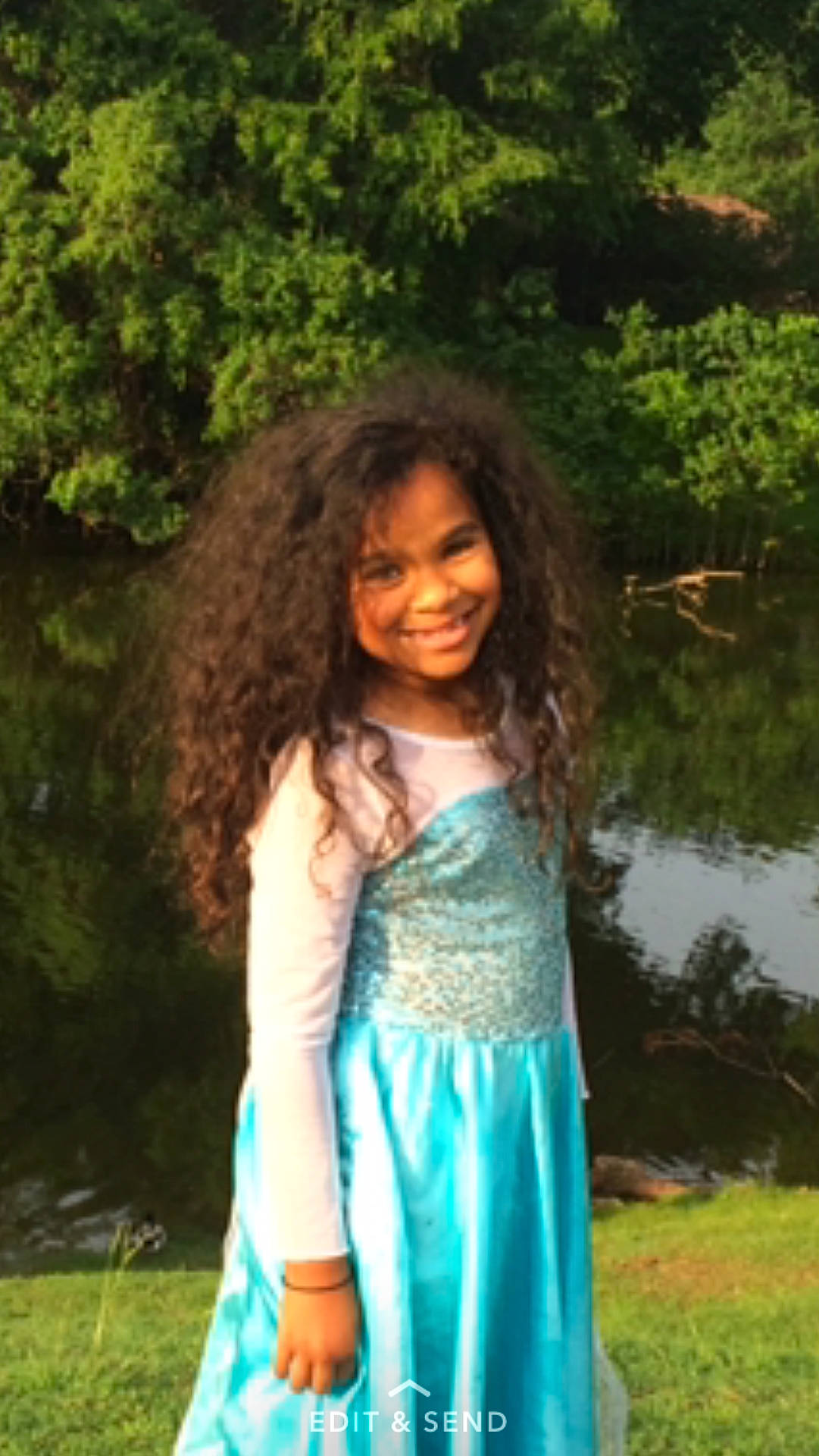 Danica is registered to the contest to win money with this photo: abdomen, beauty, black_hair, dress, fun, girl, grass, green, hair, hairstyle, happiness, joy, lady, long_hair, outerwear, person, smile, summer, tree, trunk