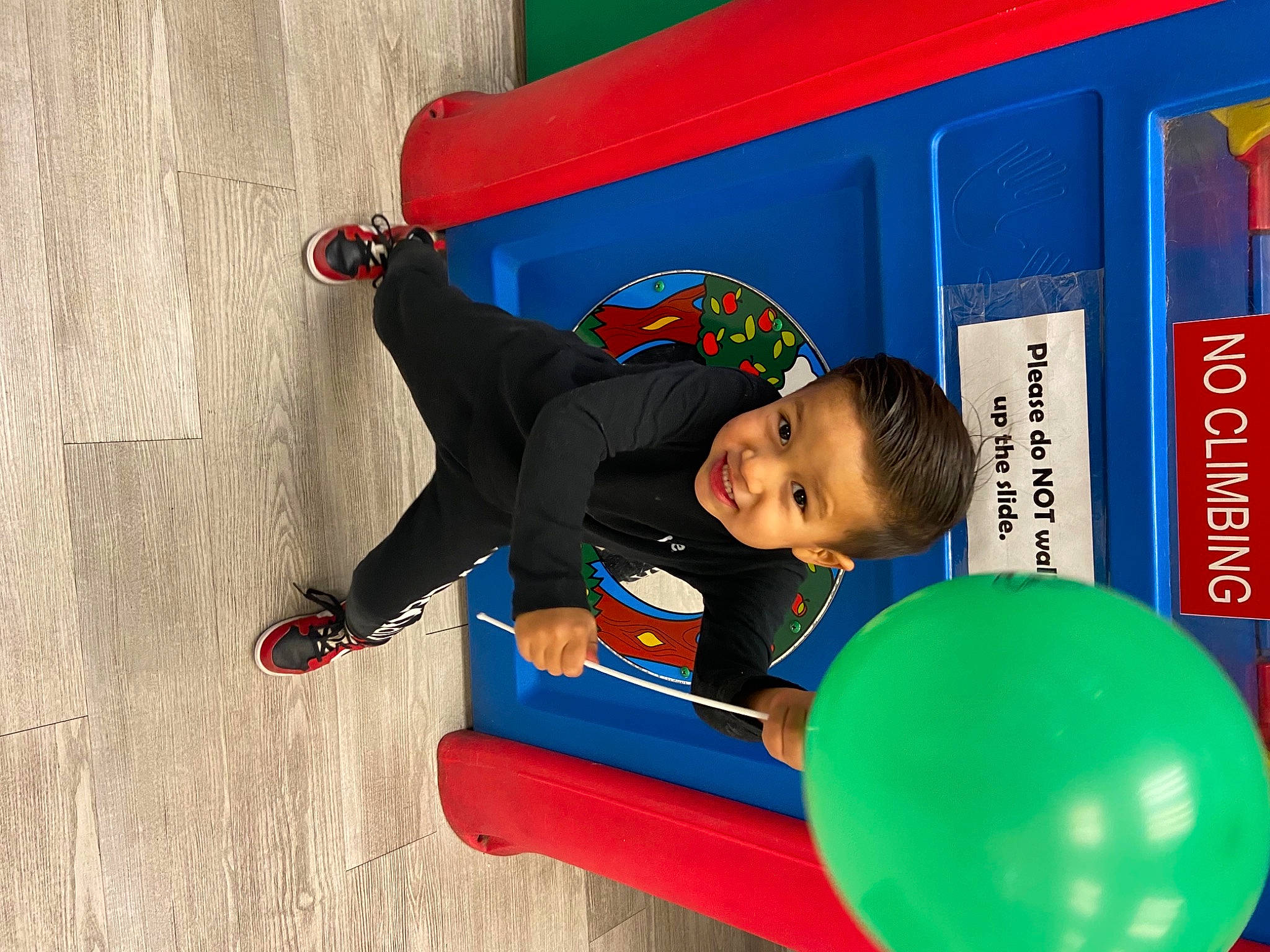 Terry joined the competition — help win amazing prizes! baby_toddler_clothing, ball, balloon, blue, child, electric_blue, event, fun, happy, leisure, person, play, playground, product, recreation, red, sleeve, smile, t_shirt, toddler