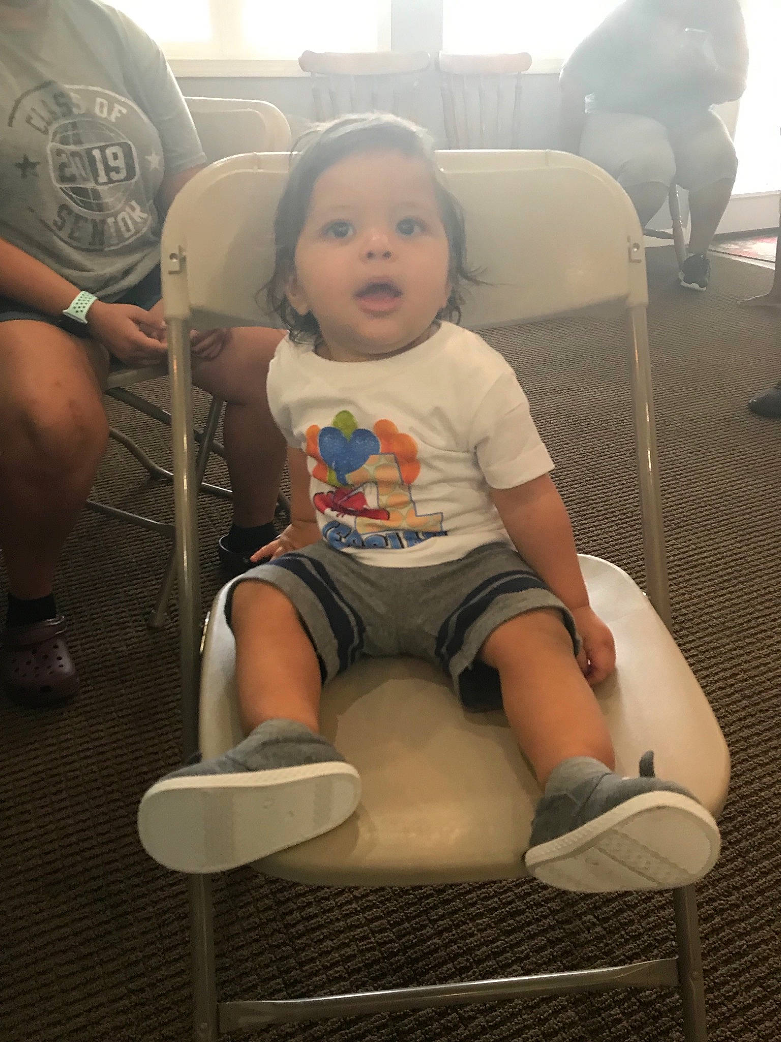 Jessiah joined the competition — help win amazing prizes! baby, child, person, sitting, toddler