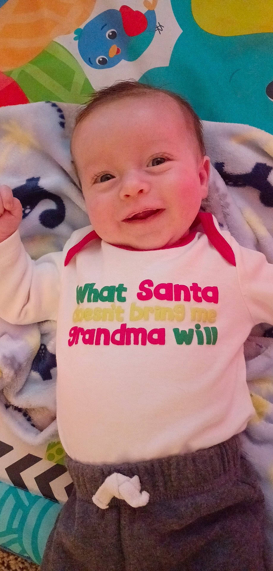 Kellen joined the competition — help win amazing prizes! baby, baby_toddler_clothing, cheek, eye, finger, happy, head, human, lip, mammal, neck, nose, person, pink, product, skin, sleeve, smile, t_shirt, textile