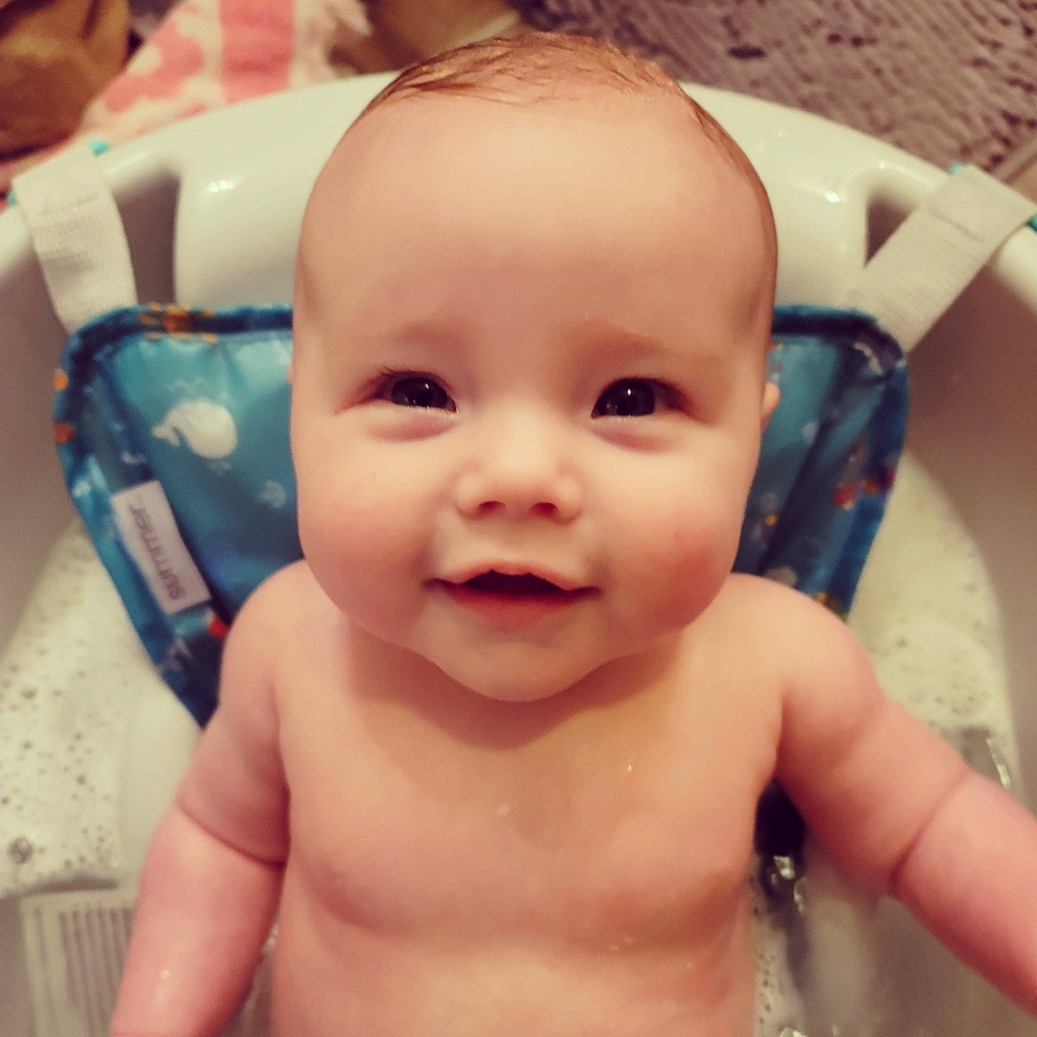 Novaleigh is registered to the contest to win money with this photo: baby, cheek, chin, ear, eye, eyebrow, eyelash, facial_expression, fluid, hand, human_body, iris, joy, lip, mouth, muscle, neck, nose, person, product