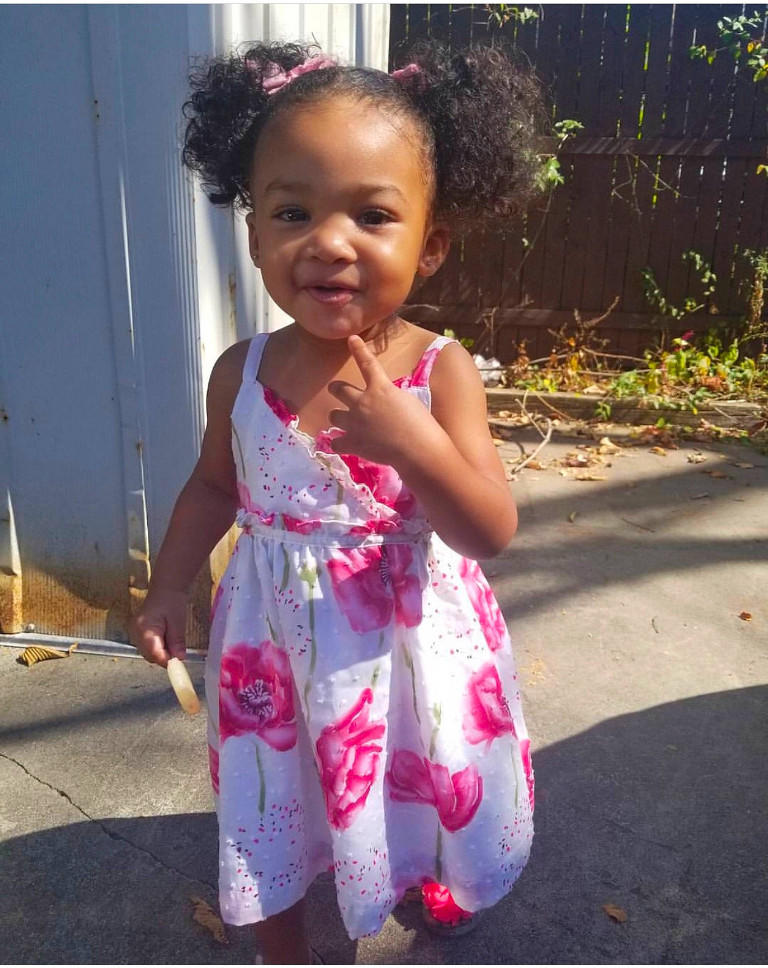 Kaliyah Williams joined the competition — help win amazing prizes! child, daughter, day, fun, girl, hair, hairstyle, happiness, person, pink, play, product, skin, smile, textile, toddler