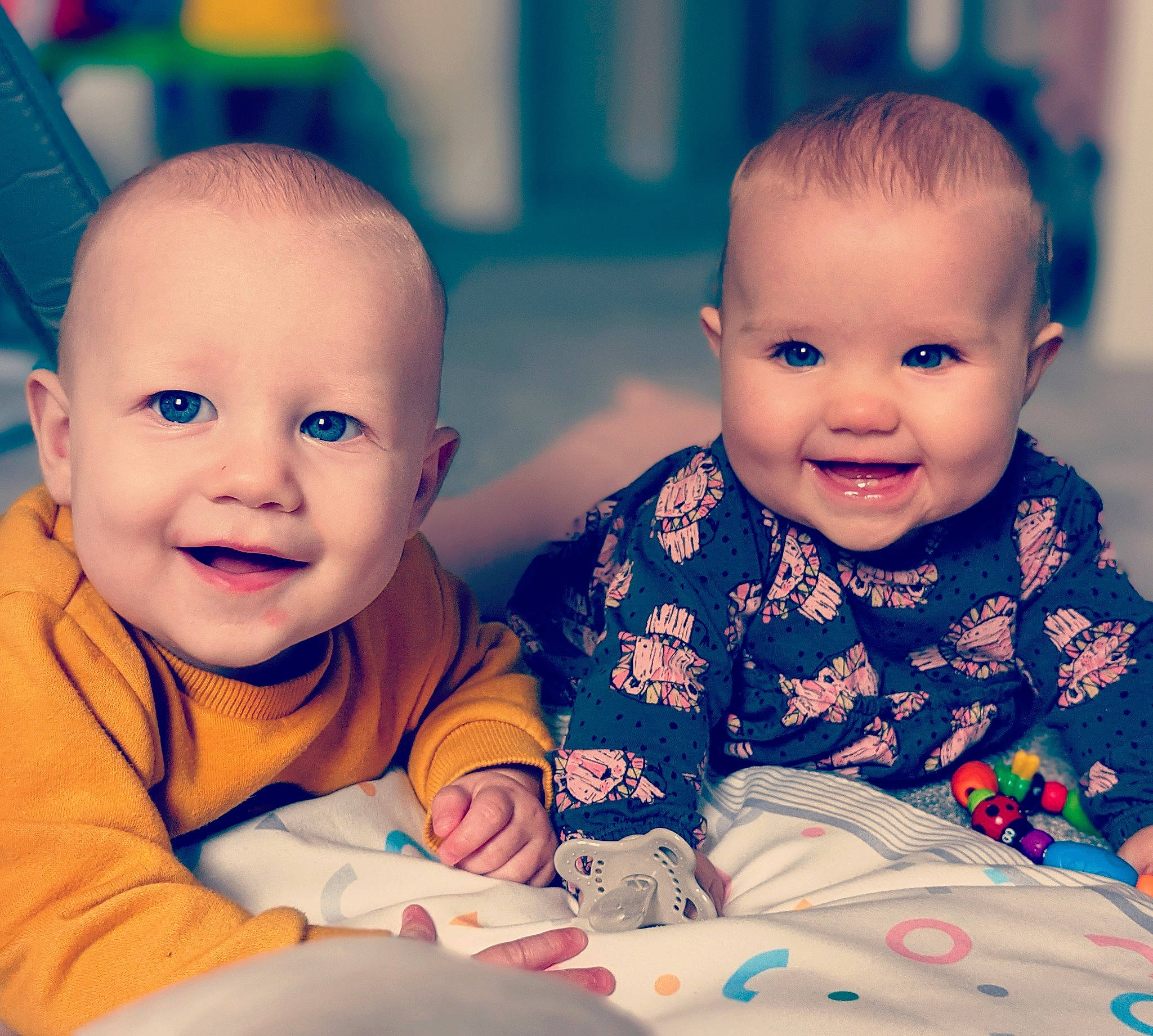 Billie And Bear joined the competition — help win amazing prizes! baby, baby_toddler_clothing, blue, cheek, facial_expression, finger, hairstyle, happy, head, iris, joy, lip, nose, person, photograph, sharing, skin, sleeve, smile, standing