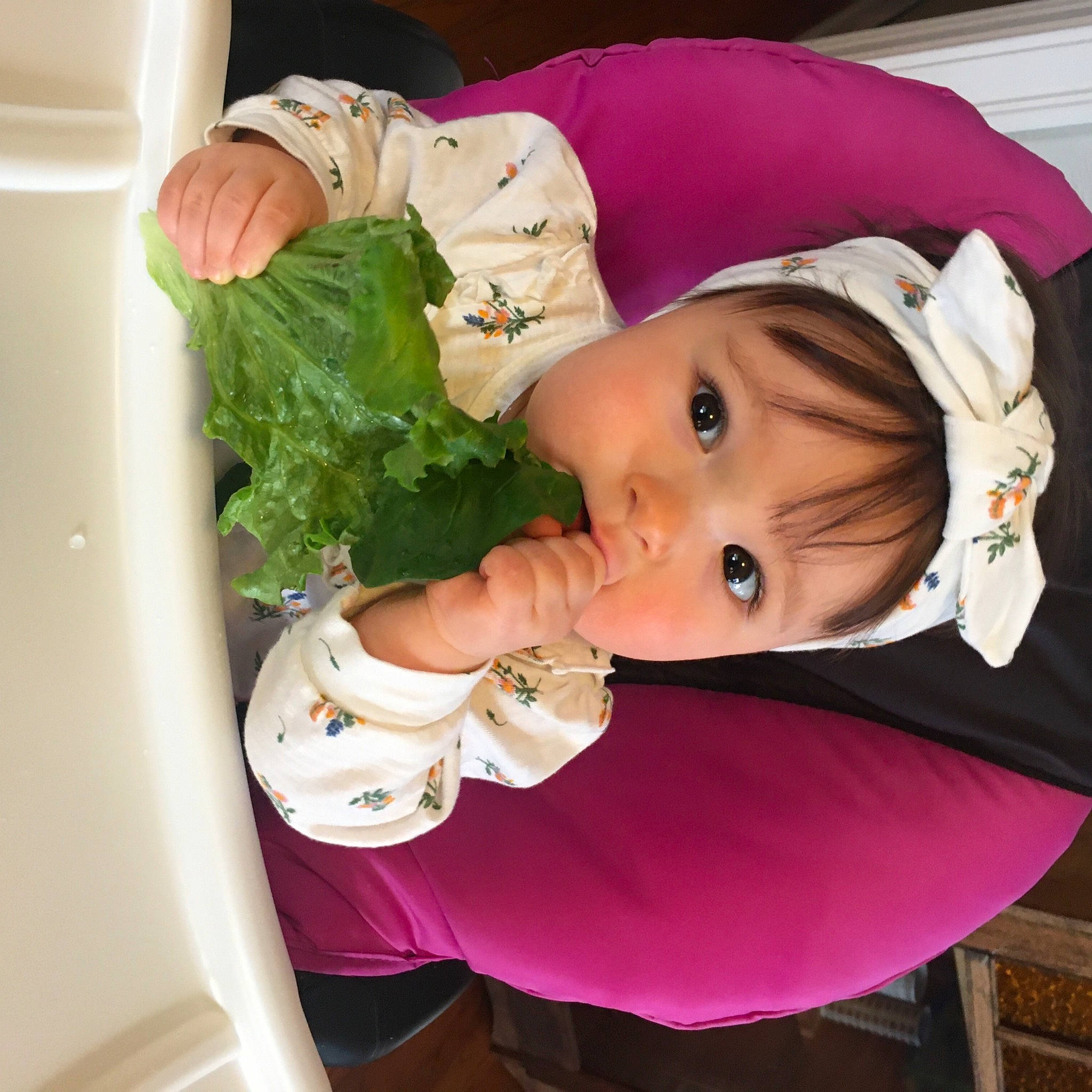Tsubaki joined the competition — help win amazing prizes! baby, baby_products, baby_toddler_clothing, child, costume, cut_flowers, fashion_accessory, hair_accessory, happy, hat, leaf_vegetable, magenta, nail, person, pink, smile, toddler