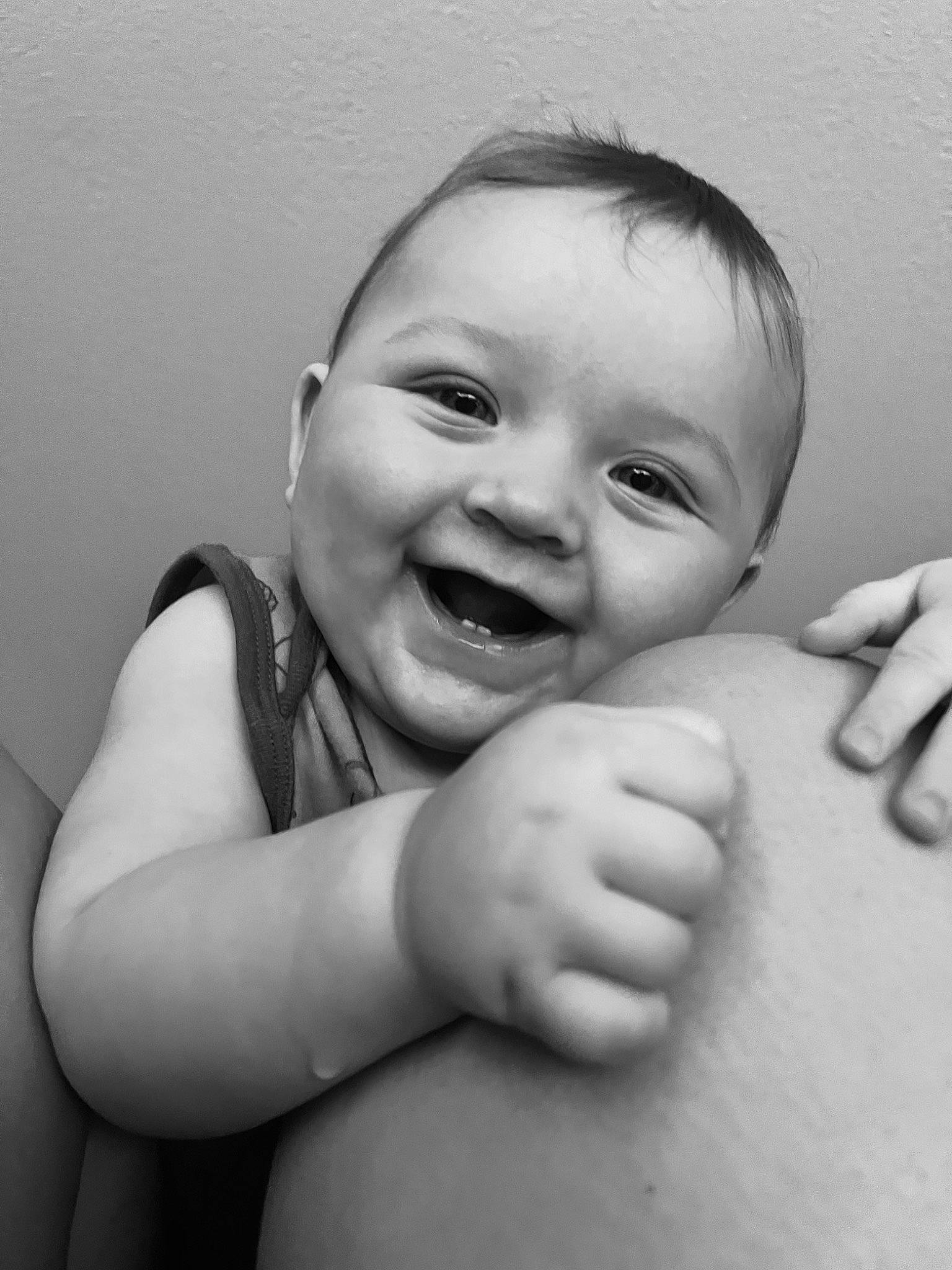 Kaison is registered to the contest to win money with this photo: arm, baby, cheek, chin, eye, eyebrow, finger, flash_photography, gesture, hand, happy, head, human_body, iris, joy, lip, mouth, nose, person, skin