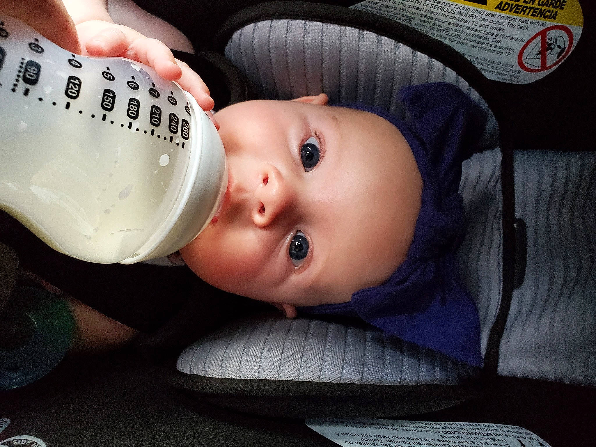 Presleigh joined the competition — help win amazing prizes! baby, baby_products, cheek, child, eye, forehead, head, headgear, mouth, nose, person, product, toddler