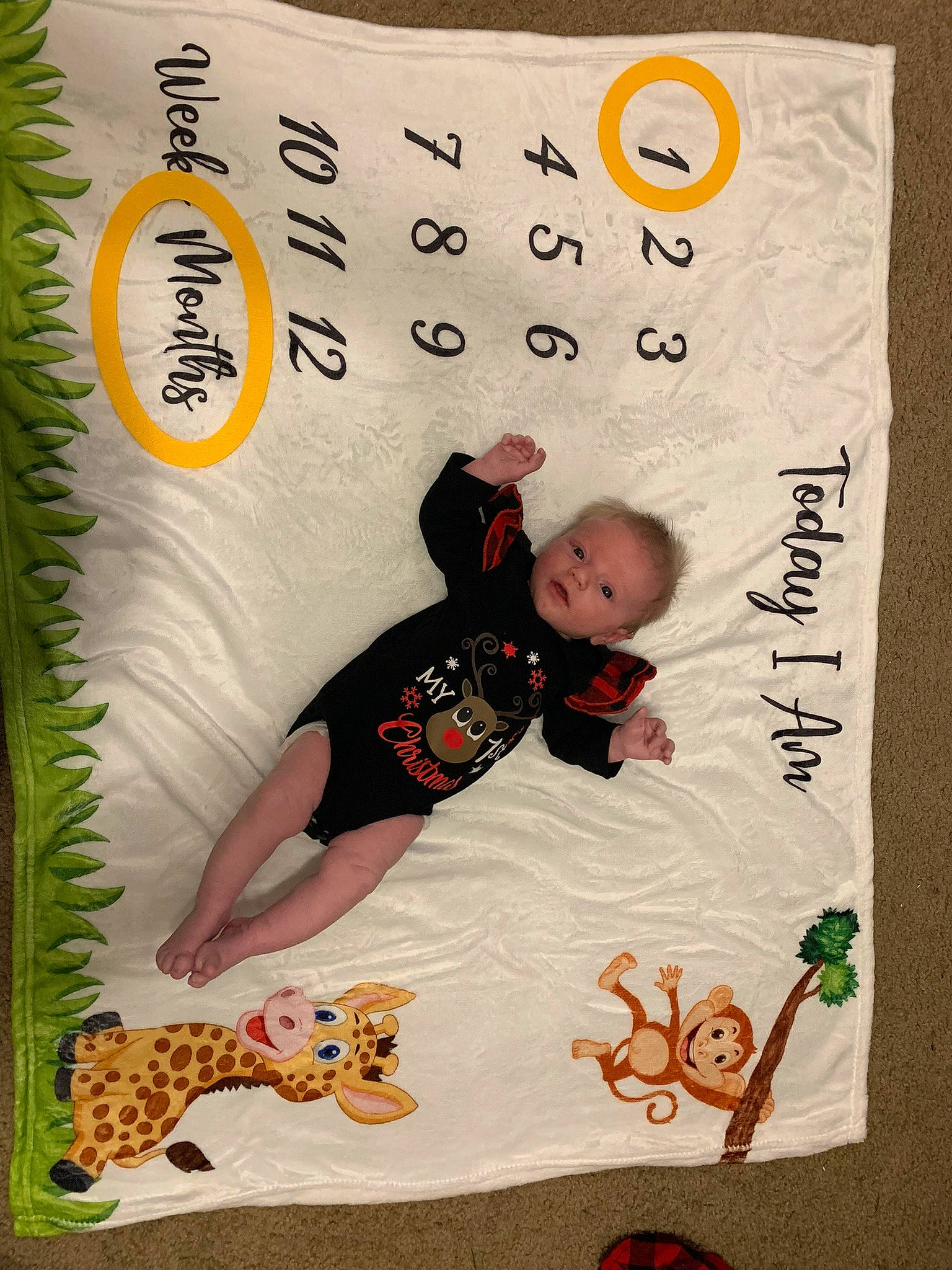 Amber is registered to the contest to win money with this photo: art, baby, baby_products, baby_toddler_clothing, bedding, child, font, happy, linens, pattern, person, room, sleeve, t_shirt, textile, toddler