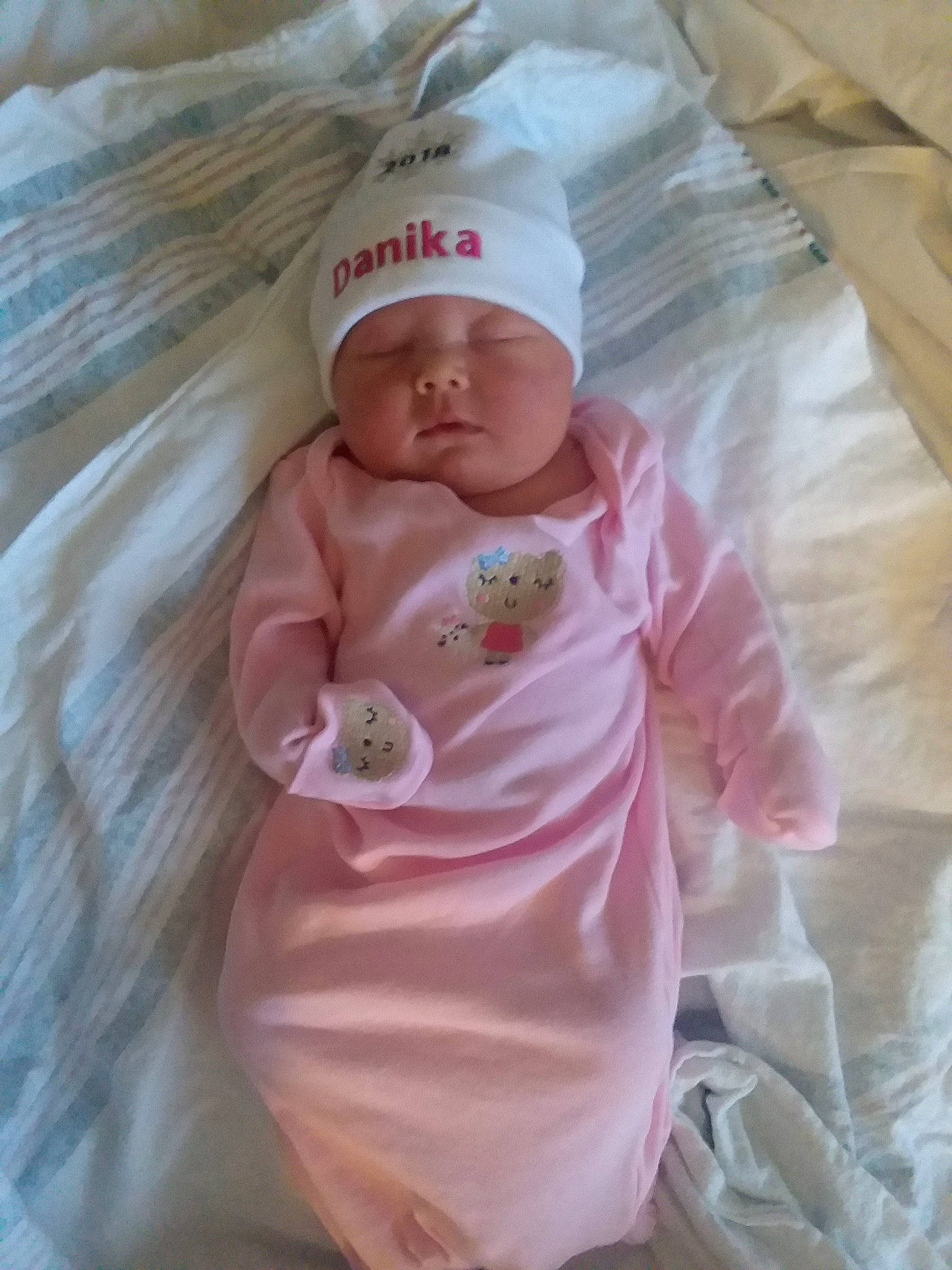 Danika joined the competition — help win amazing prizes! child, headwear, infant, person, pink, product, skin, toddler