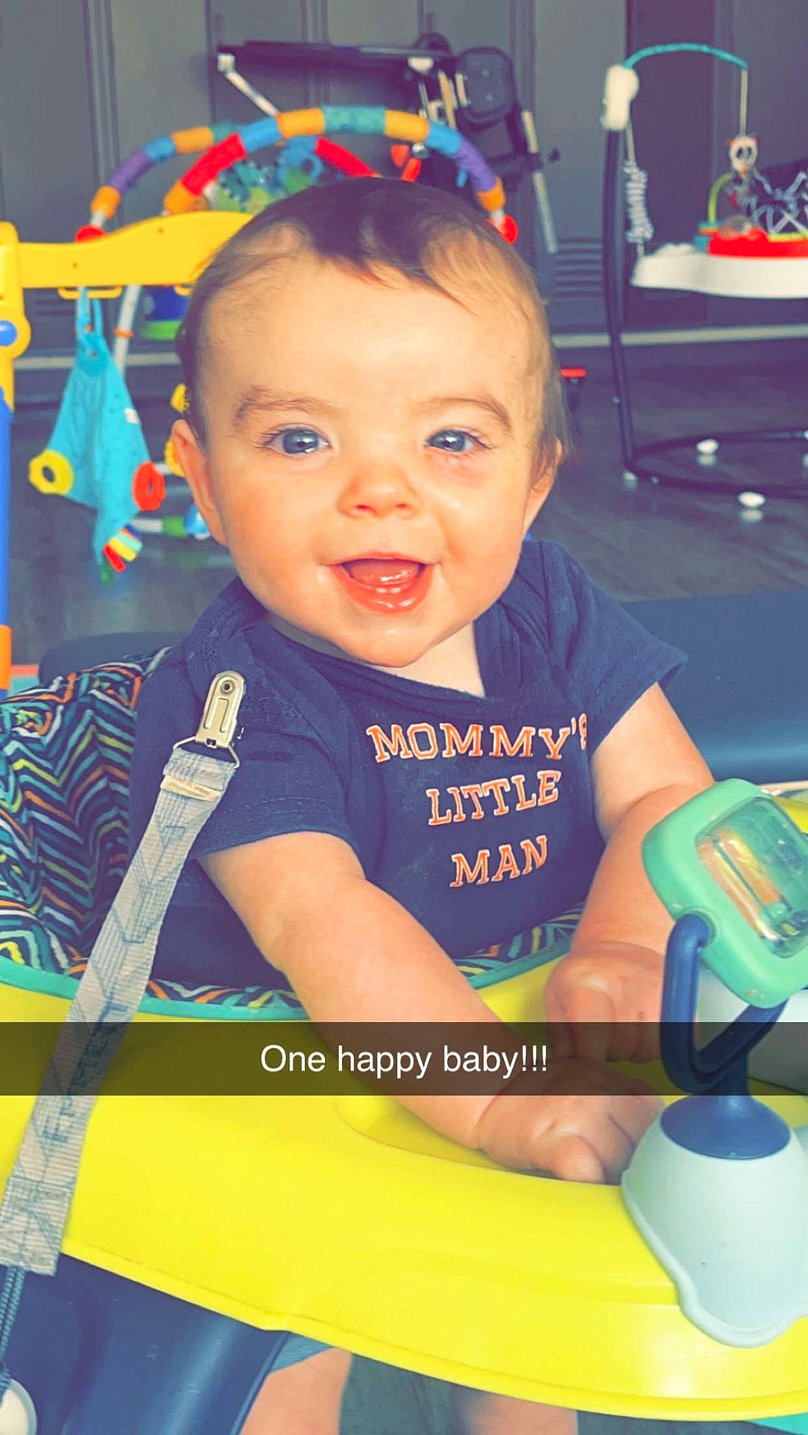 Emmett joined the competition — help win amazing prizes! baby, baby_toddler_clothing, beauty, child, facial_expression, fun, hairstyle, happy, human, iris, leisure, person, sitting, skin, smile, snapshot, standing, summer, t_shirt, toddler