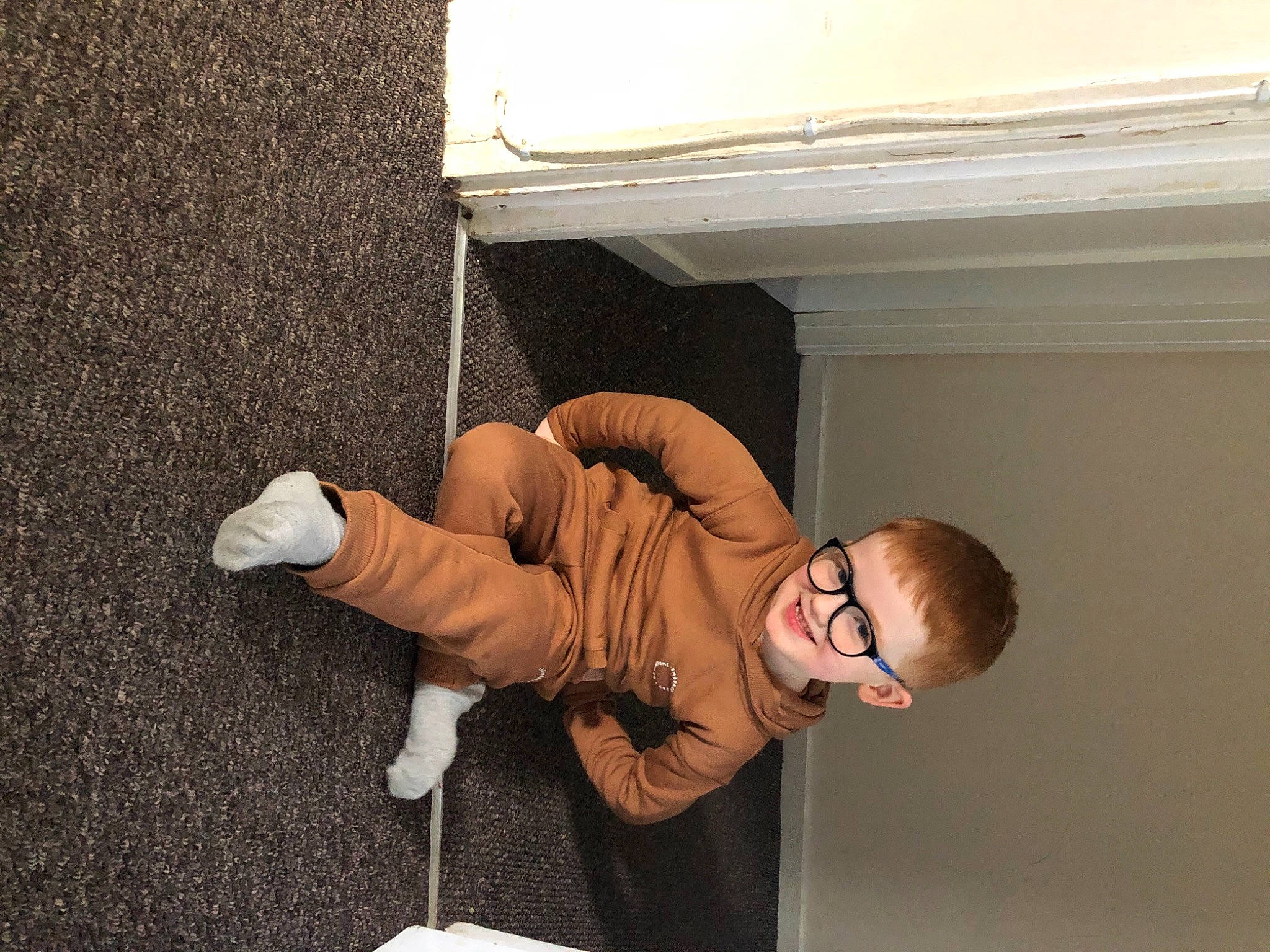 Oscar William Walsh joined the competition — help win amazing prizes! asphalt, baby, child, concrete, elbow, flooring, hat, joy, knee, person, road_surface, room, toddler, walking_shoe, window, wood