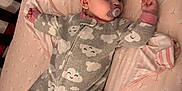 Hope joined the competition — help win amazing prizes! baby, bed, bedding, blanket, butterfly_pattern, child, cloud_pattern, crib, cute, gray, infant, onesie, pacifier, peaceful, pink, resting, sleeping, sleepwear, soft, toddler