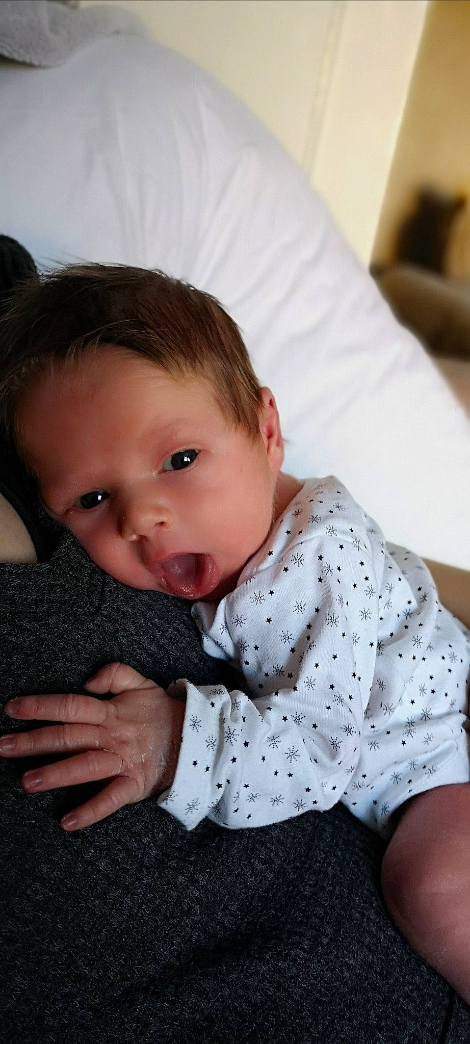 Finlay is registered to the contest to win money with this photo: baby, beauty, cheek, child, chin, ear, eye, face, head, lip, neck, nose, person, sitting, skin, toddler