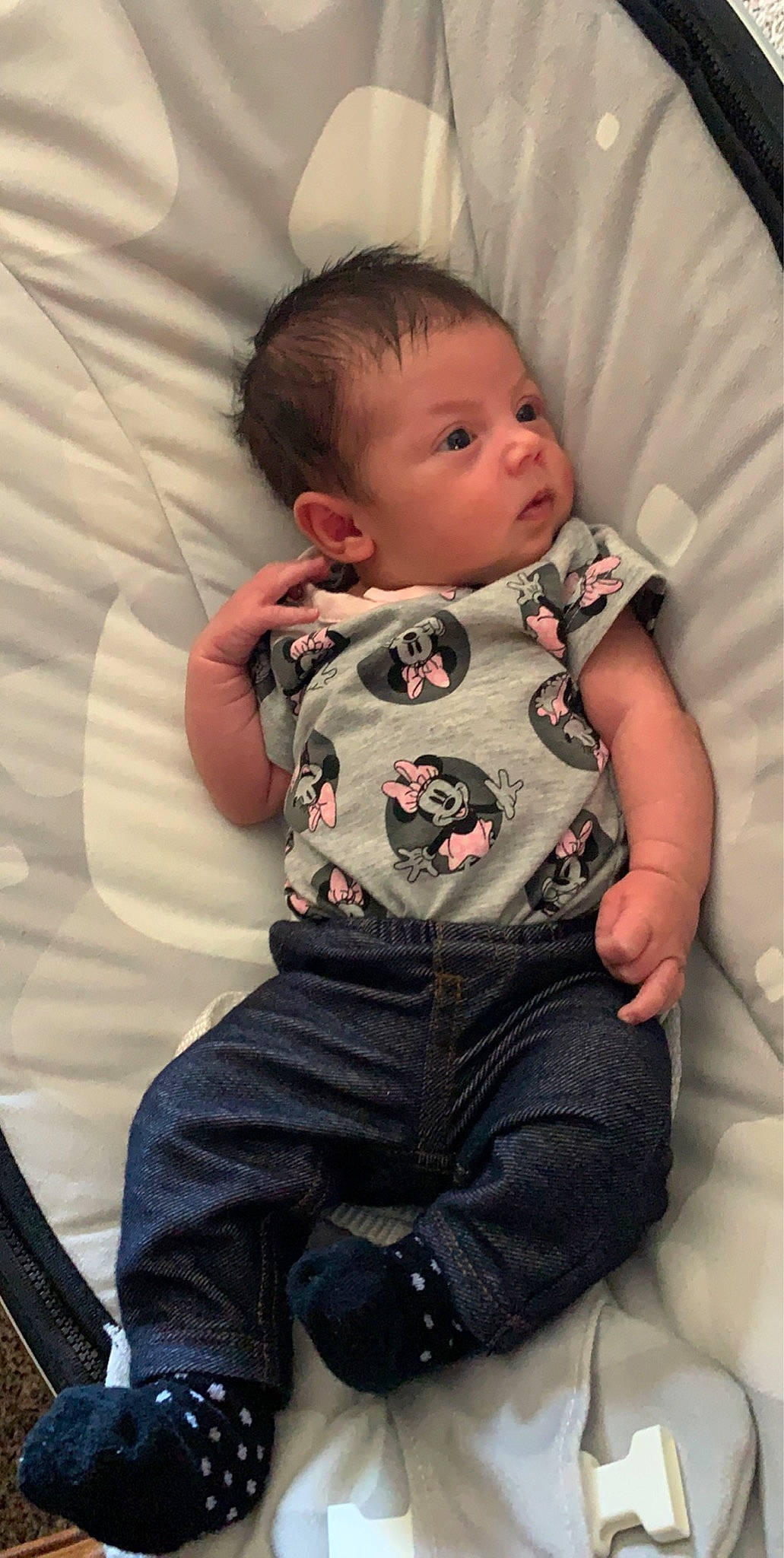 Rozlynn is registered to the contest to win money with this photo: baby, cheek, child, person, sitting, toddler