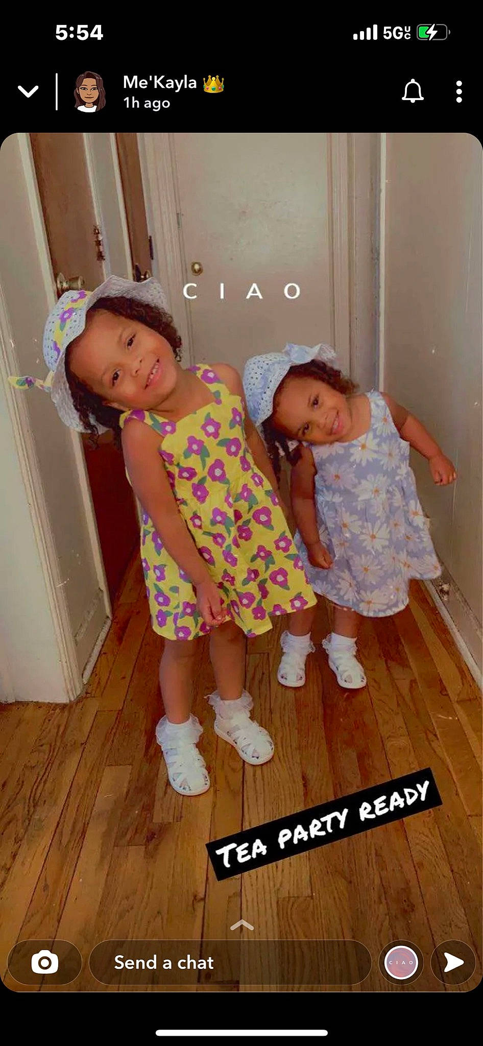 Jakyra is registered to the contest to win money with this photo: baby, baby_toddler_clothing, child, comfort, dress, face, finger, floor, flooring, fun, happy, hardwood, headwear, joy, pattern, person, pink, purple, room, skin