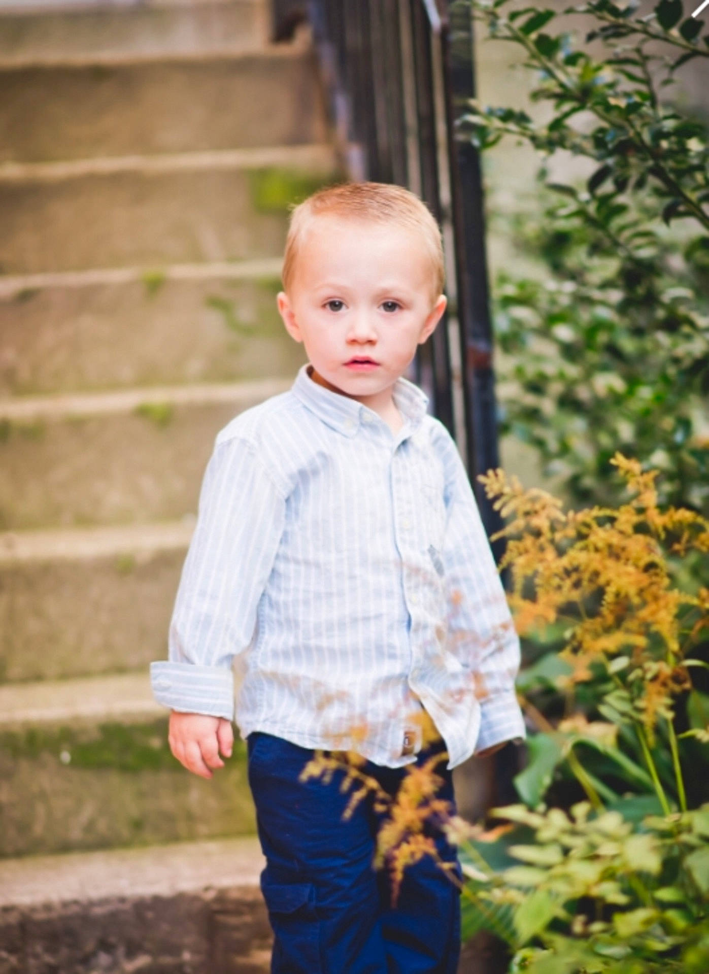 Mason joined the competition — help win amazing prizes! boy, child, child_model, clothing, girl, jeans, outerwear, pattern, person, photograph, photography, portrait, portrait_photography, smile, standing, toddler