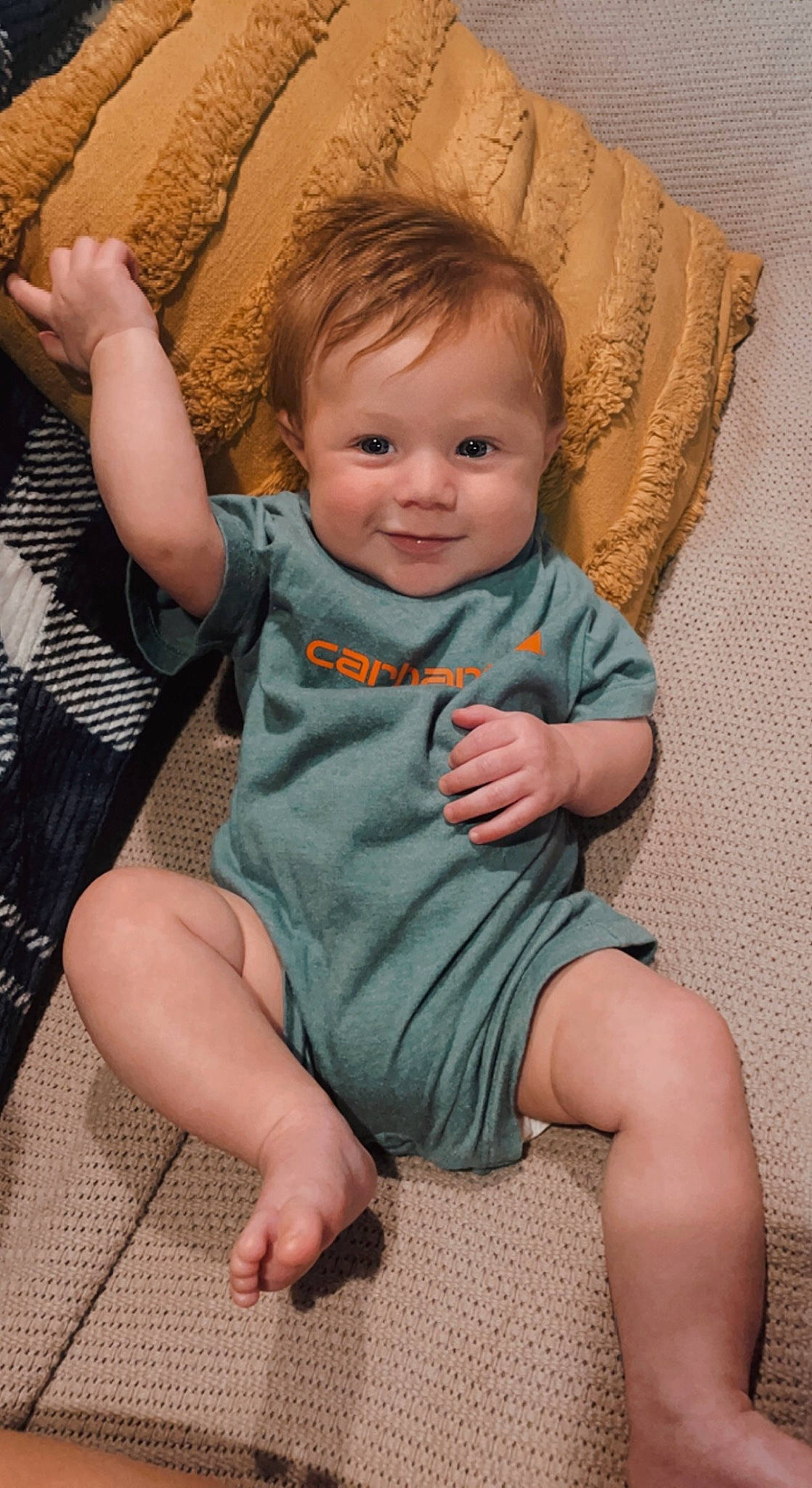 Brooks joined the competition — help win amazing prizes! baby, baby_toddler_clothing, cheek, comfort, eye, face, finger, hairstyle, hand, happy, head, human_body, iris, joint, joy, lap, leg, person, shoulder, skin