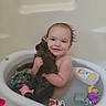 Tommus joined the competition — help win amazing prizes! animal, baby, baby_bath, bath_time, bath_toys, bathtub, cat, child, cuddling, happy, household, indoor, pet, playful, portrait, rubber_duck, sitting, smiling, toddler, water