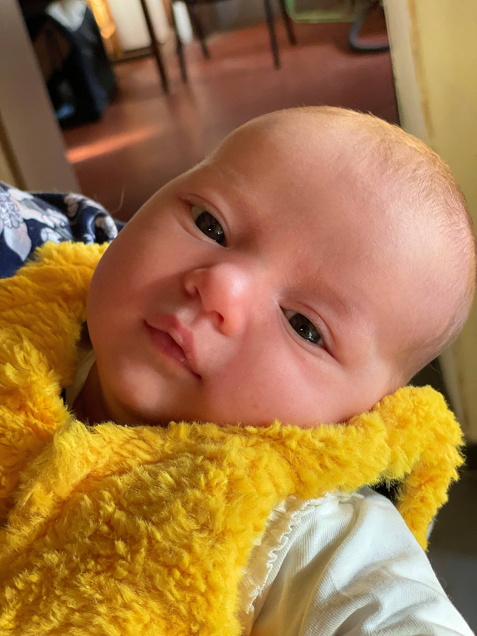 Louise participe au concours pour gagner de l'argent avec cette photo : baby, baby_toddler_clothing, beard, cheek, child, comfort, ear, eyebrow, eyelash, fur, happy, iris, lip, nose, person, petal, selfie, skin, stuffed_toy, toddler