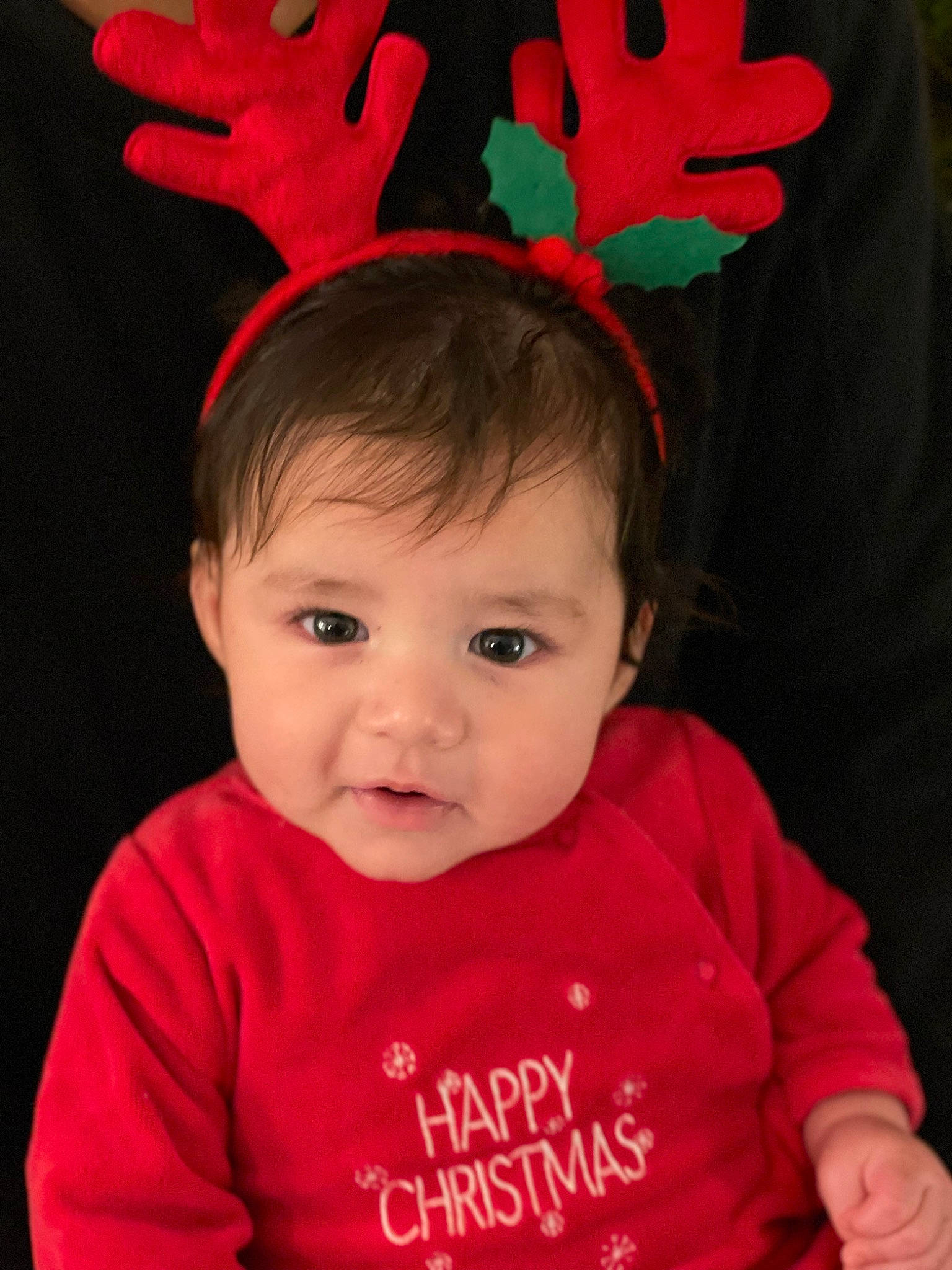 Lucas a rejoint le concours — aidez-le/la à gagner de superbes lots ! baby, baby_toddler_clothing, cheek, chin, cool, costume_hat, eye, face, happy, head, lip, natural_material, neck, organ, person, pink, product, red, sleeve, toddler