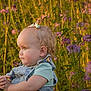 Wrenzie joined the competition — help win amazing prizes! toddler, child, flower, nature, outdoor, greenery, purple_flower, sunlight, portrait, curly_hair, hair_clip, denim_overall, short_sleeve_shirt, side_profile, cute, baby, peaceful, garden, flora, summer