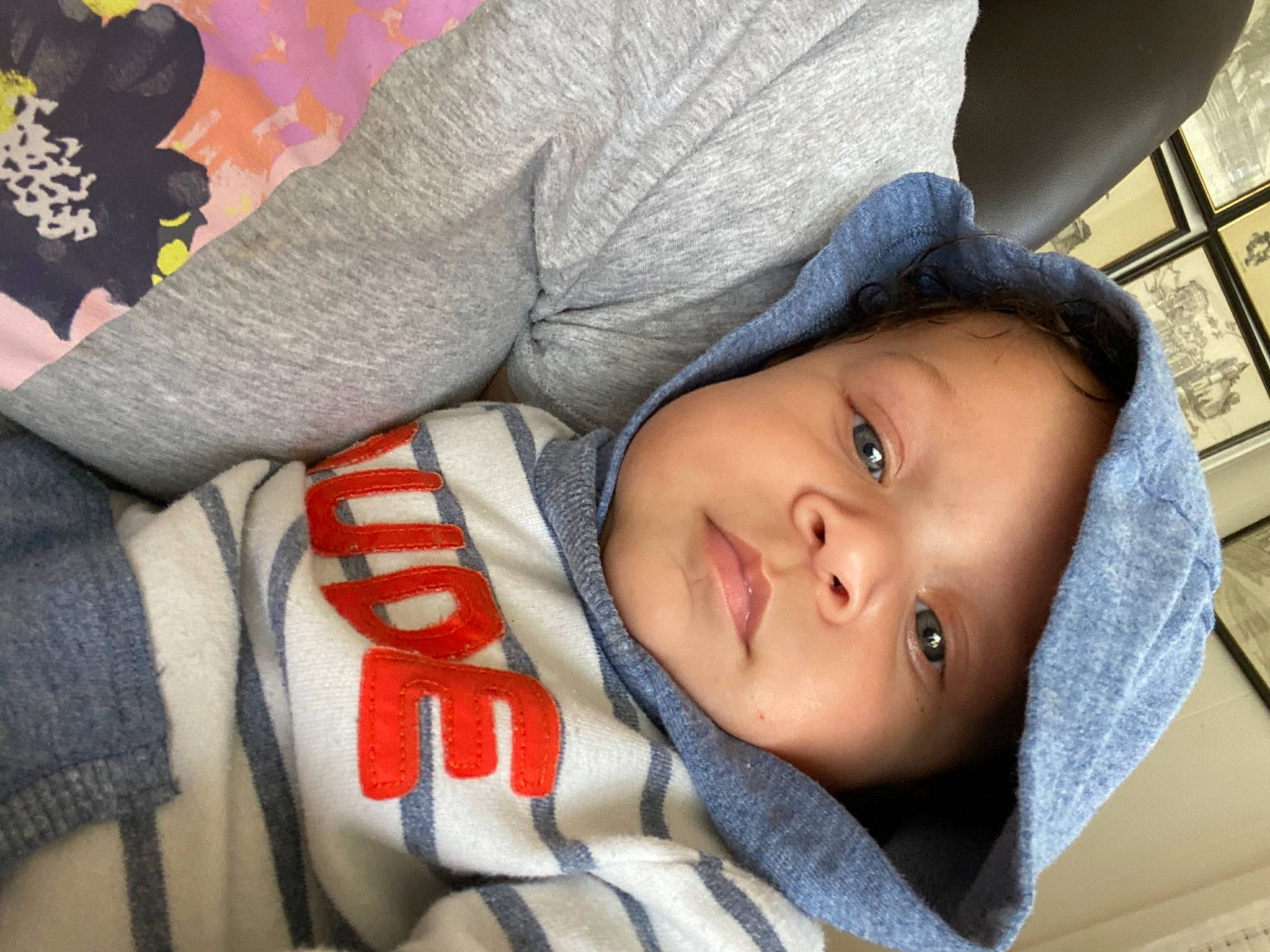 Gregory joined the competition — help win amazing prizes! baby, carmine, cheek, child, comfort, cool, eyelash, gesture, happy, headwear, human_body, lip, mouth, nose, outerwear, person, skin, sleeve, textile, toddler