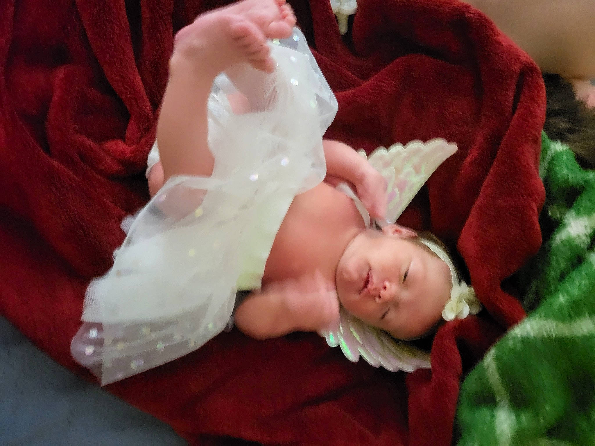 Angelina joined the competition — help win amazing prizes! baby, baby_sleeping, baby_toddler_clothing, cheek, child, comfort, event, flesh, fur, happy, linens, nap, person, pink, portrait_photography, room, sitting, skin, toddler, tree