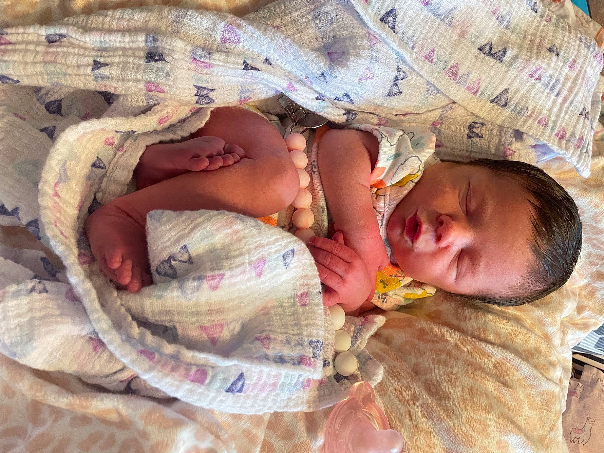 Stevie joined the competition — help win amazing prizes! abdomen, baby, baby_products, baby_sleeping, baby_toddler_clothing, bedding, bedtime, child, comfort, face, hand, human_body, linens, mammal, mouth, pattern, person, skin, toddler, vertebrate