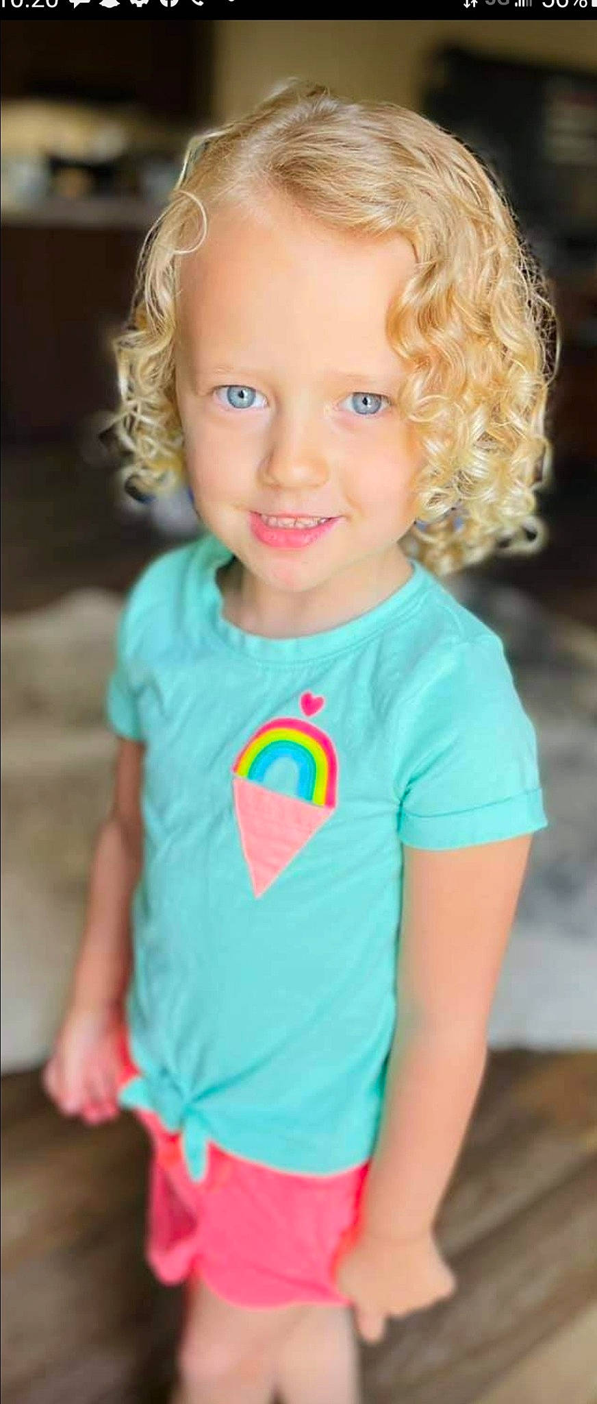 Tynsleigh is registered to the contest to win money with this photo: arm, azure, baby_toddler_clothing, blue, eye, face, hair, hairstyle, happy, head, human, human_body, joy, mouth, neck, nose, organ, person, shoulder, skin