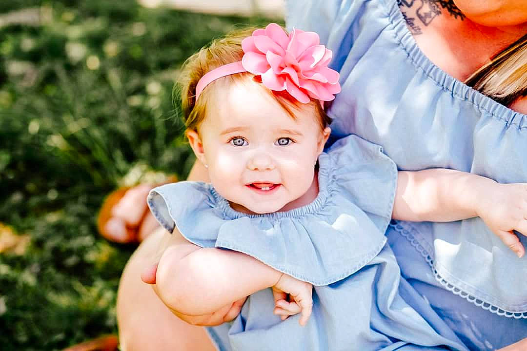 Kendalynn joined the competition — help win amazing prizes! baby, child, family, fashion_accessory, hair_accessory, happy, headband, headgear, joy, mother, people, person, photograph, photography, pink, plant, portrait_photography, skin, smile, toddler