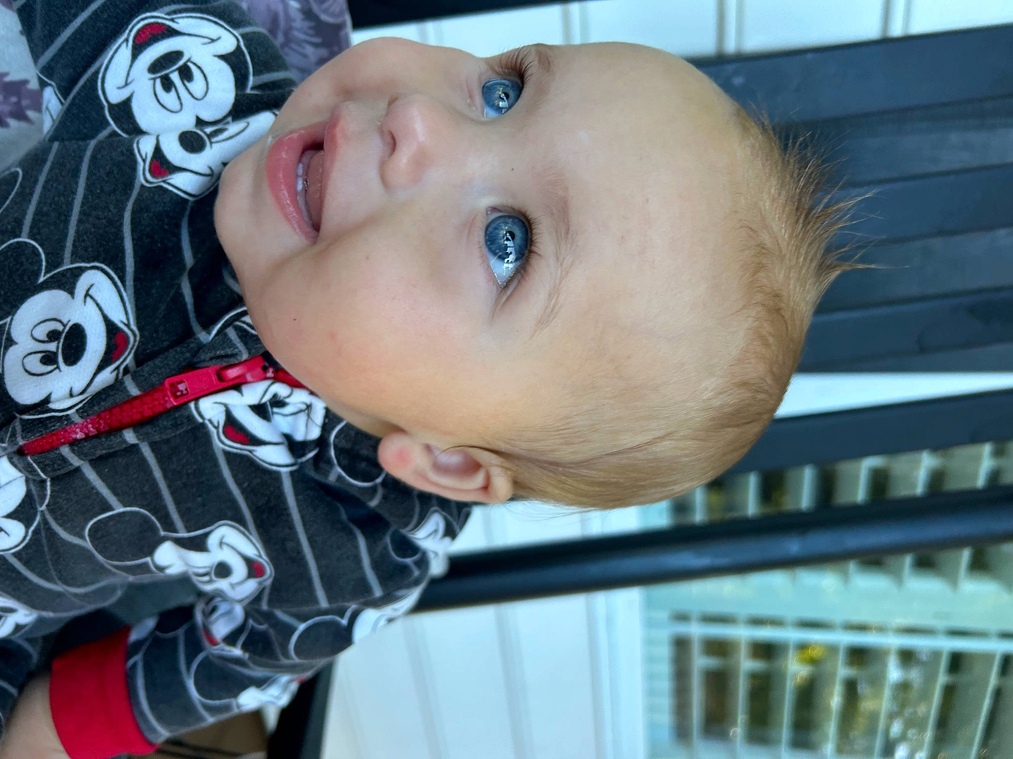 Logan joined the competition — help win amazing prizes! baby, baby_products, baby_toddler_clothing, carmine, cheek, child, eyelash, fun, happy, lip, nose, pattern, person, plaid, smile, toddler