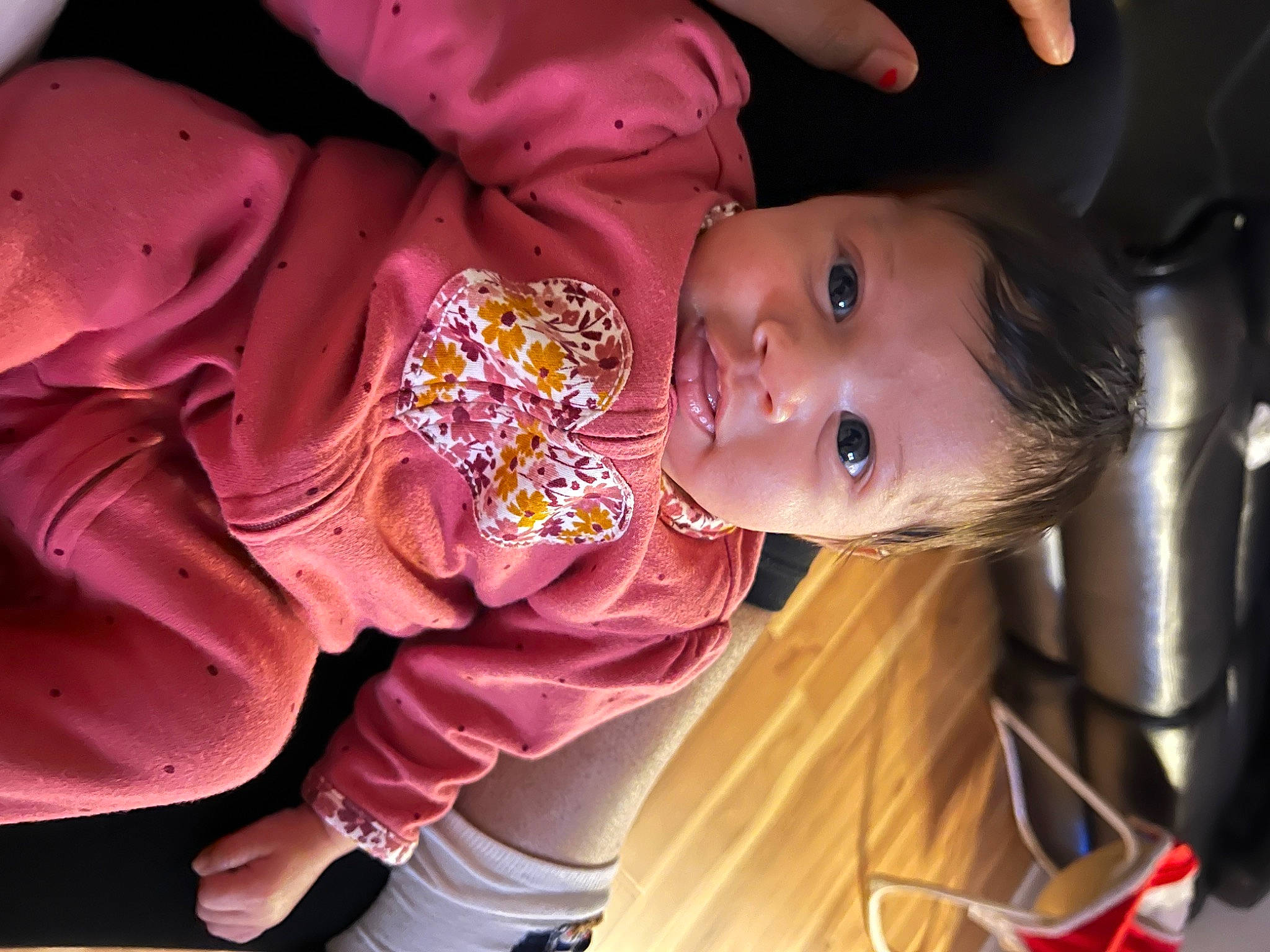 Maria Byas is registered to the contest to win money with this photo: baby, baby_products, baby_toddler_clothing, cheek, child, drinkware, event, food, fun, happy, iris, magenta, person, petal, pink, smile, sweetness, toddler