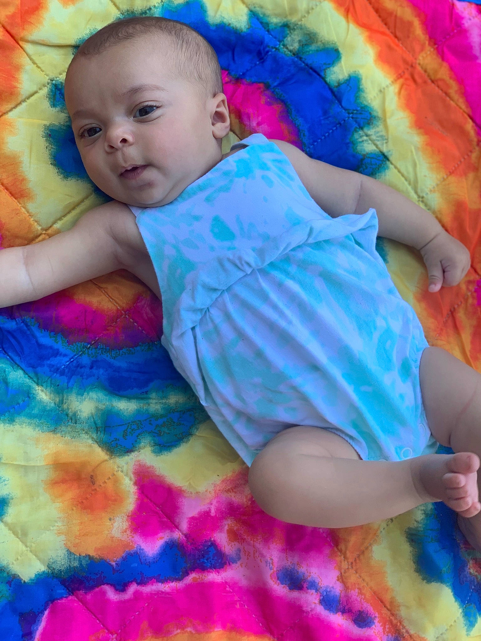 Delilah joined the competition — help win amazing prizes! azure, baby, baby_toddler_clothing, cheek, child, face, facial_expression, fun, happy, head, iris, magenta, orange, organ, people, person, pink, purple, skin, t_shirt