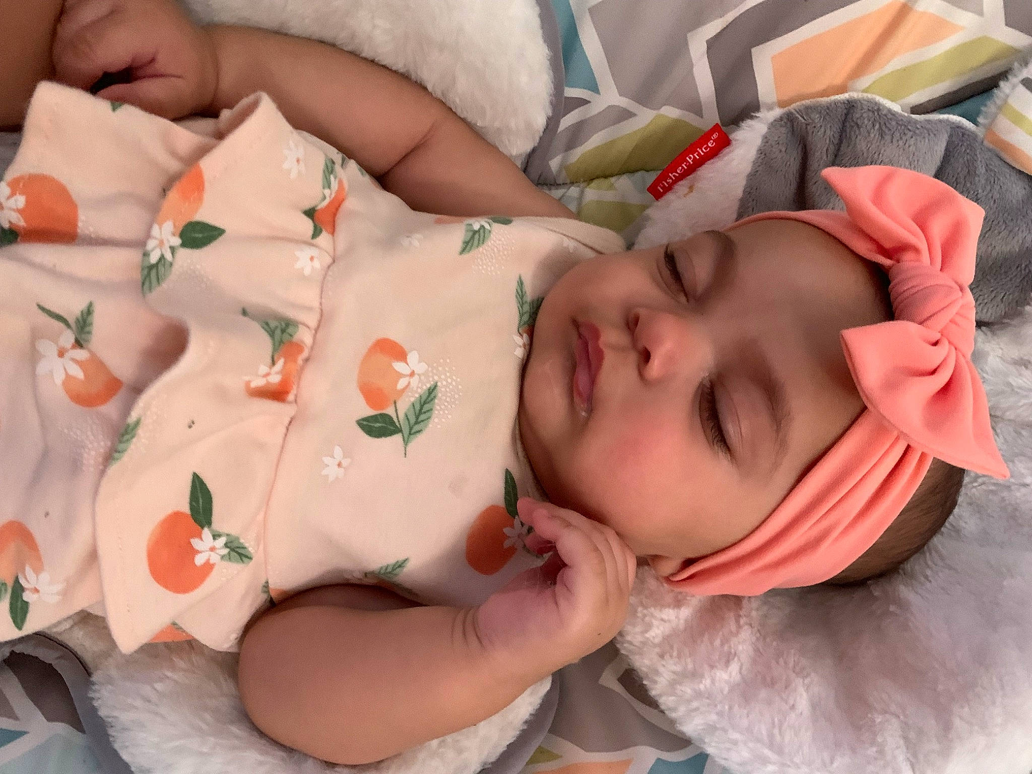 Delilah joined the competition — help win amazing prizes! baby, baby_toddler_clothing, cheek, child, comfort, event, eyelash, finger, hand, happy, headwear, mammal, mouth, nail, nose, pattern, person, product, skin, textile