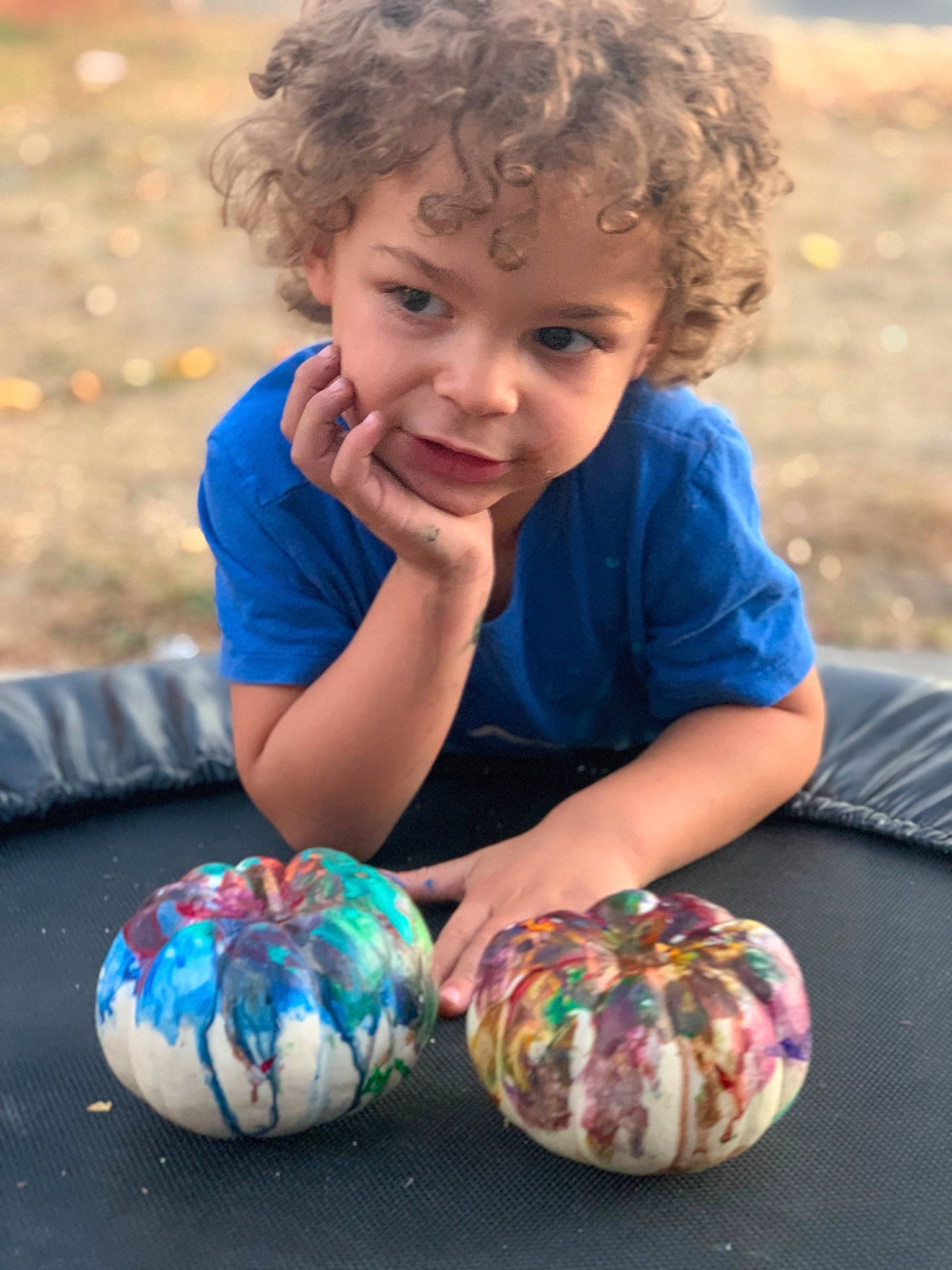 Liam joined the competition — help win amazing prizes! arm, art, child, clothing, electric_blue, face, facial_expression, fun, glass, grass, hand, happy, head, human, organ, people_in_nature, person, plant, t_shirt, toddler